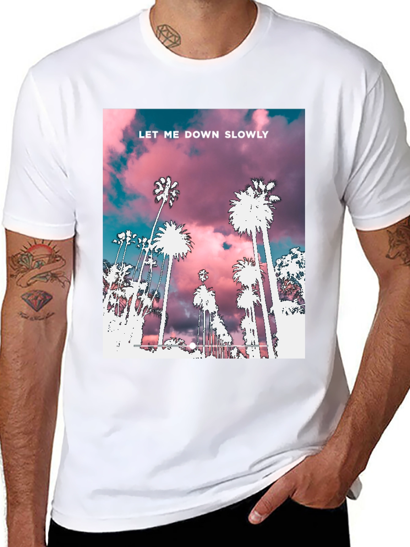 Let Me Down Slowly Palm Tree T-Shirt