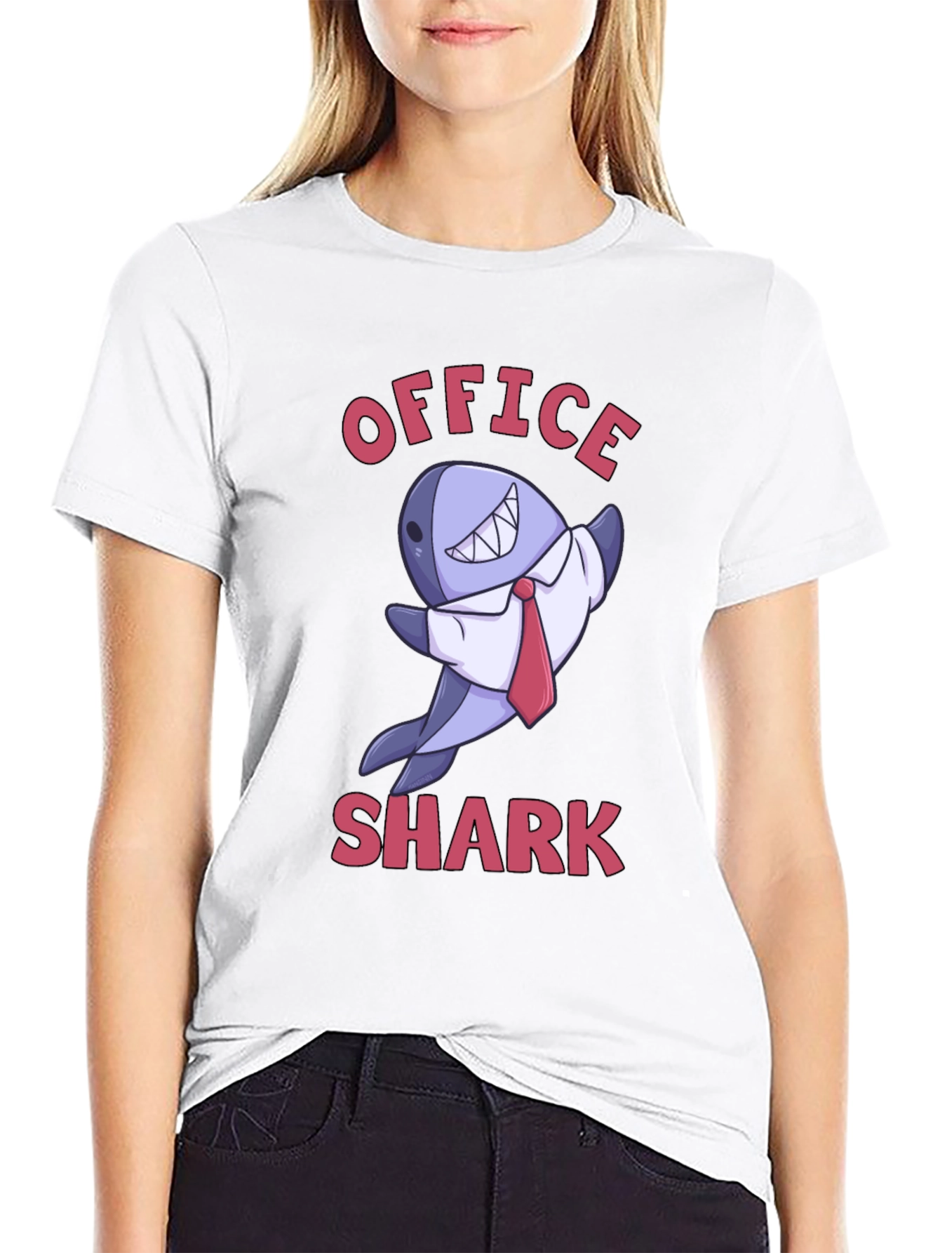 Office Shark Graphic T-Shirt - Funny & Unique!