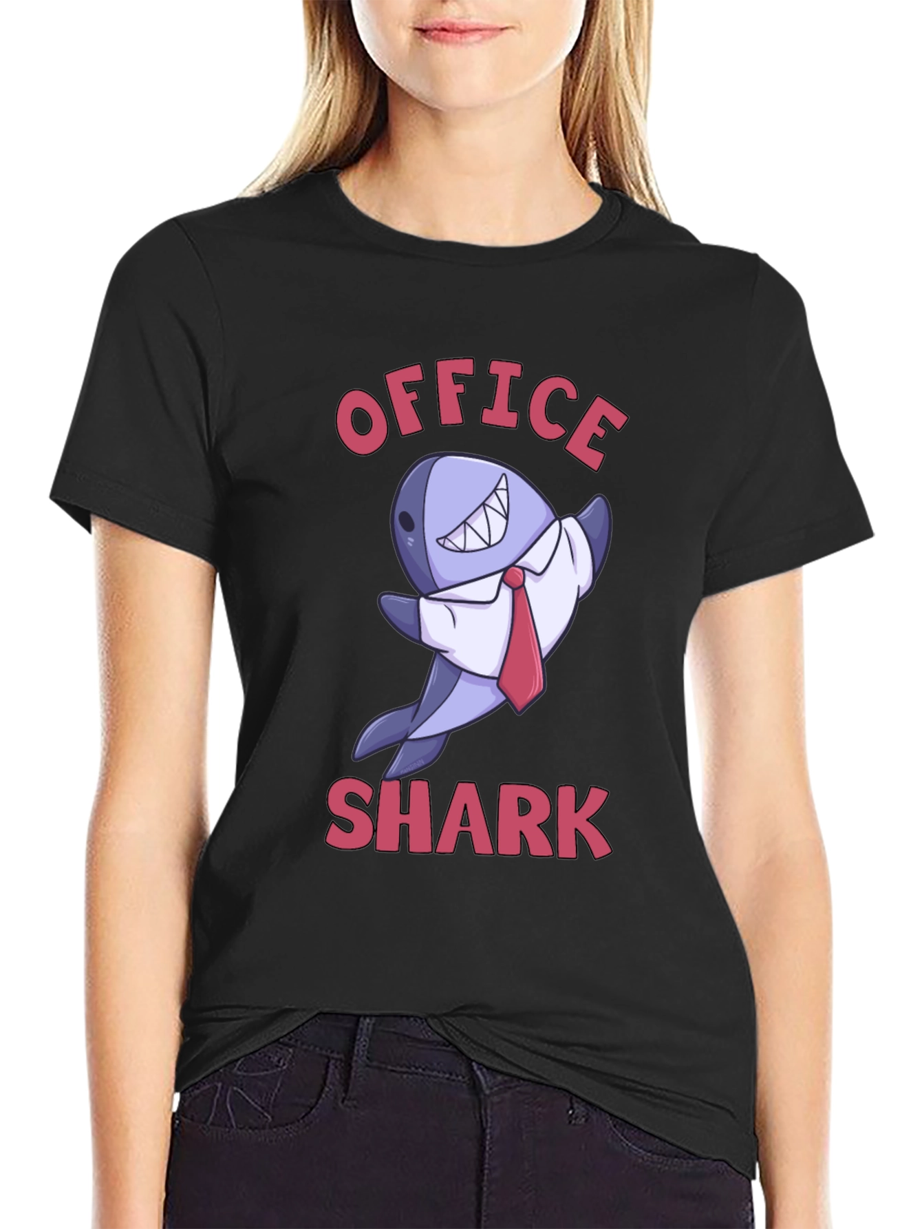 Office Shark Graphic T-Shirt - Funny & Unique!