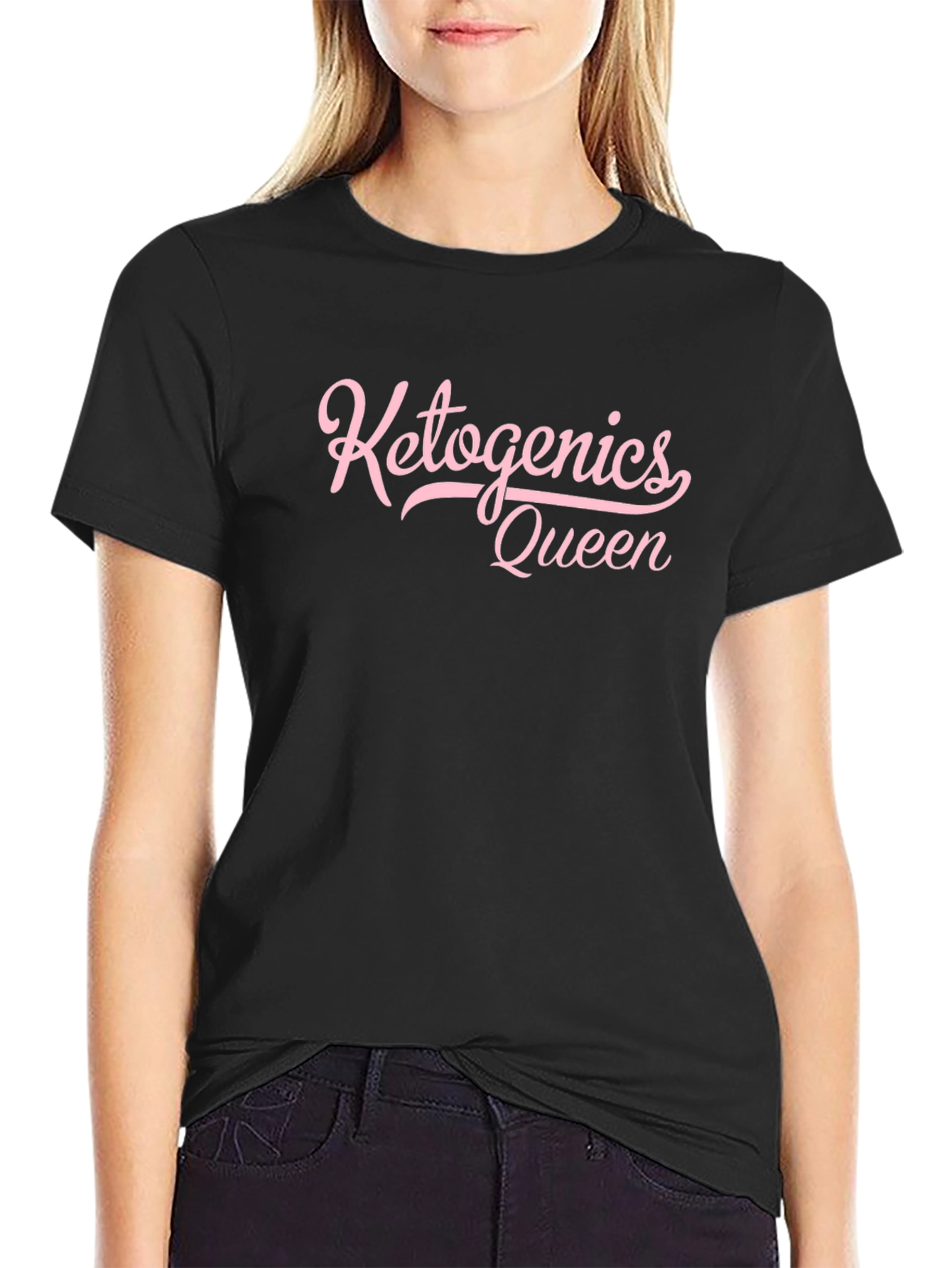 Ketogenic Diet Queen Black T-Shirt