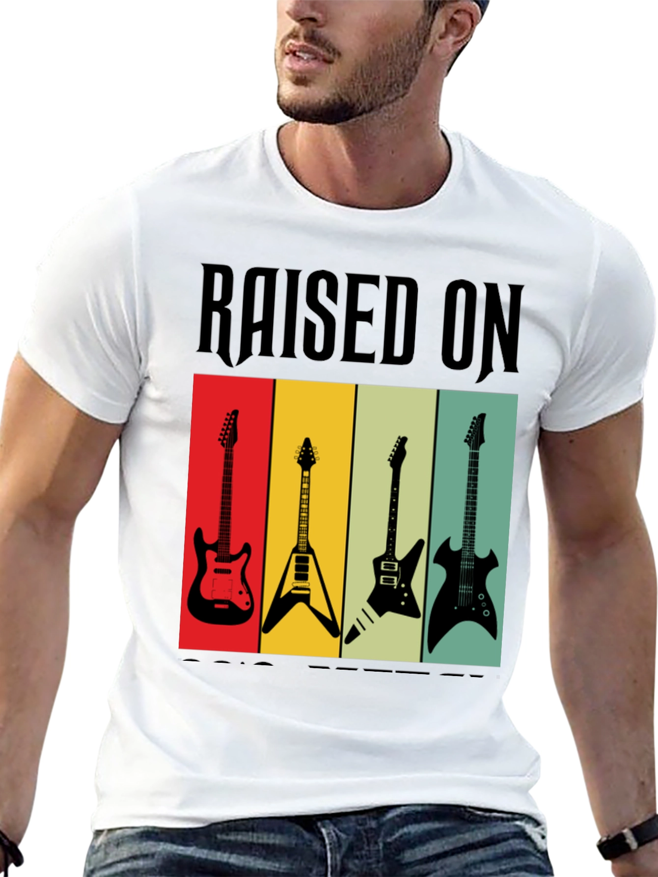 Raised on Rock Guitars T-Shirt