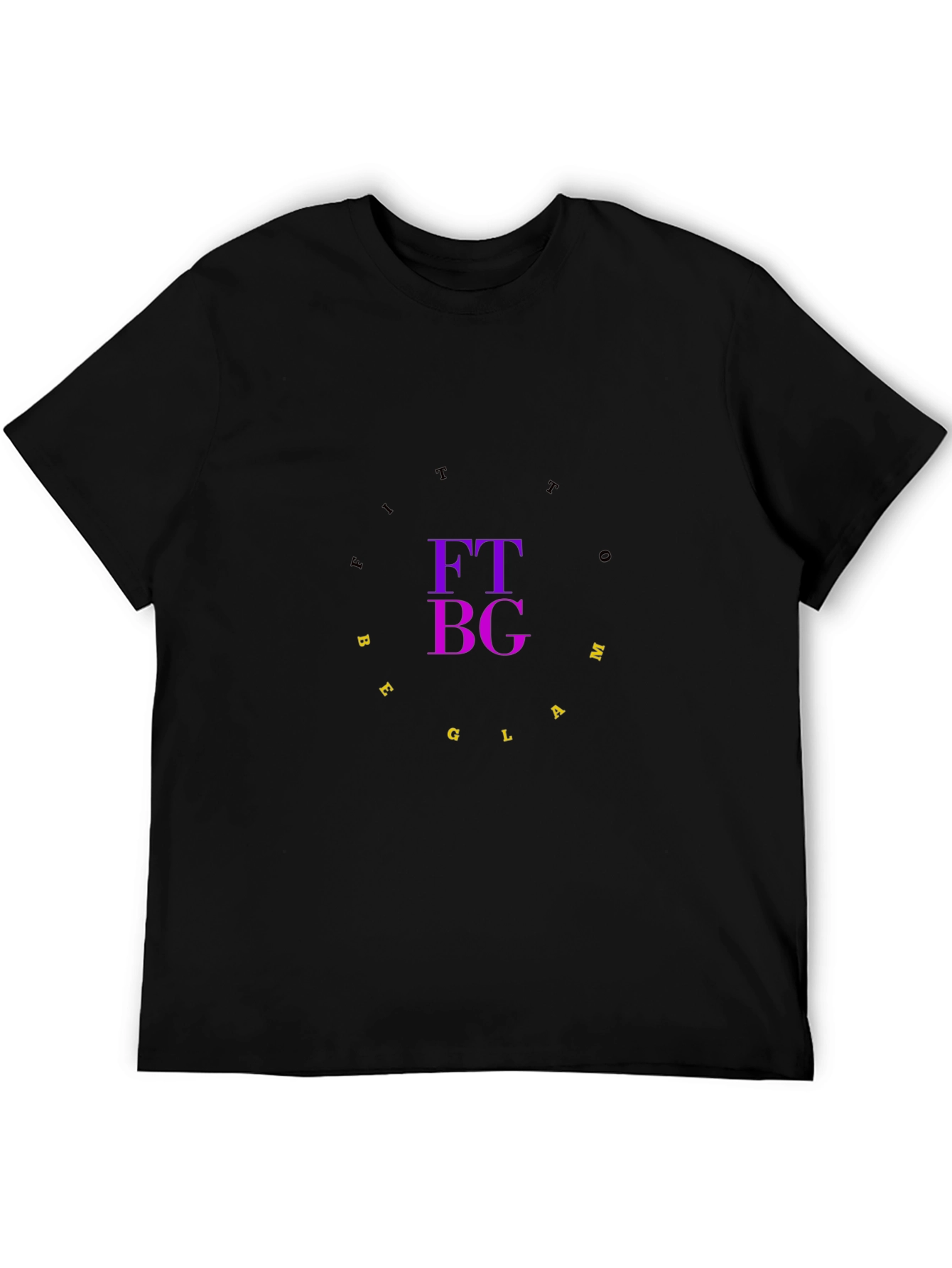 FTBG Glam T-Shirt - Stylish Black Tee
