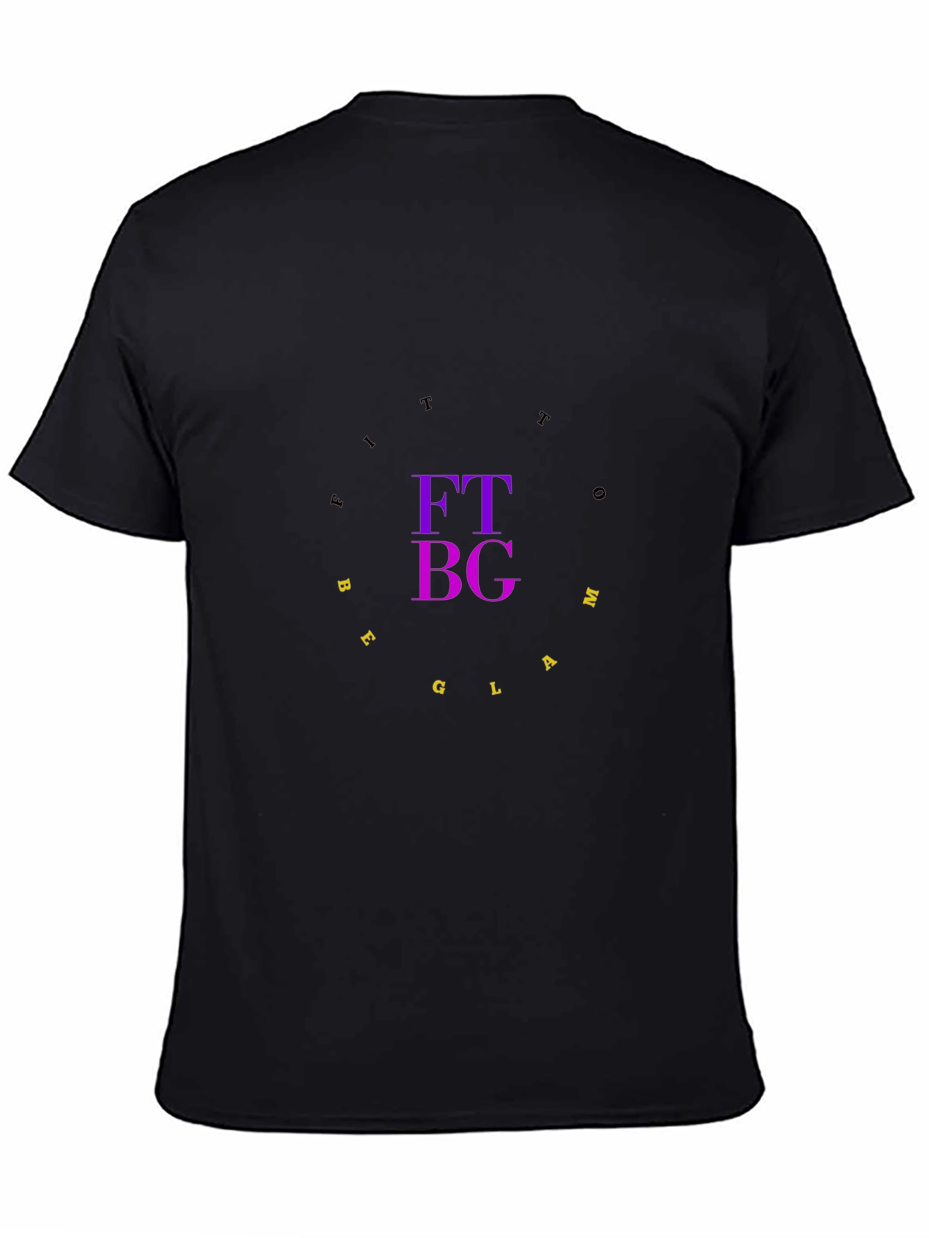 FTBG Glam T-Shirt - Stylish Black Tee