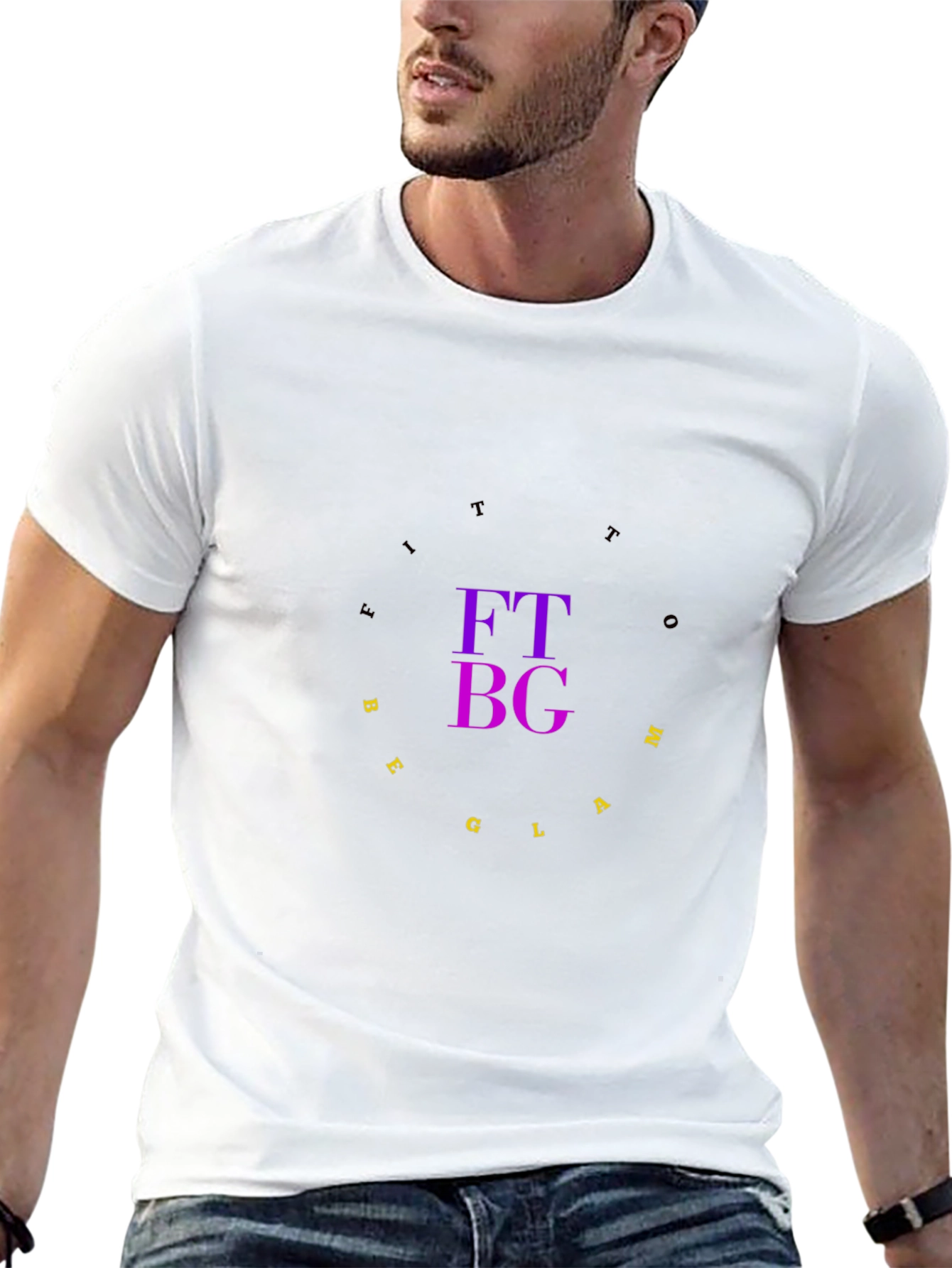 FTBG Glam T-Shirt - Stylish Black Tee