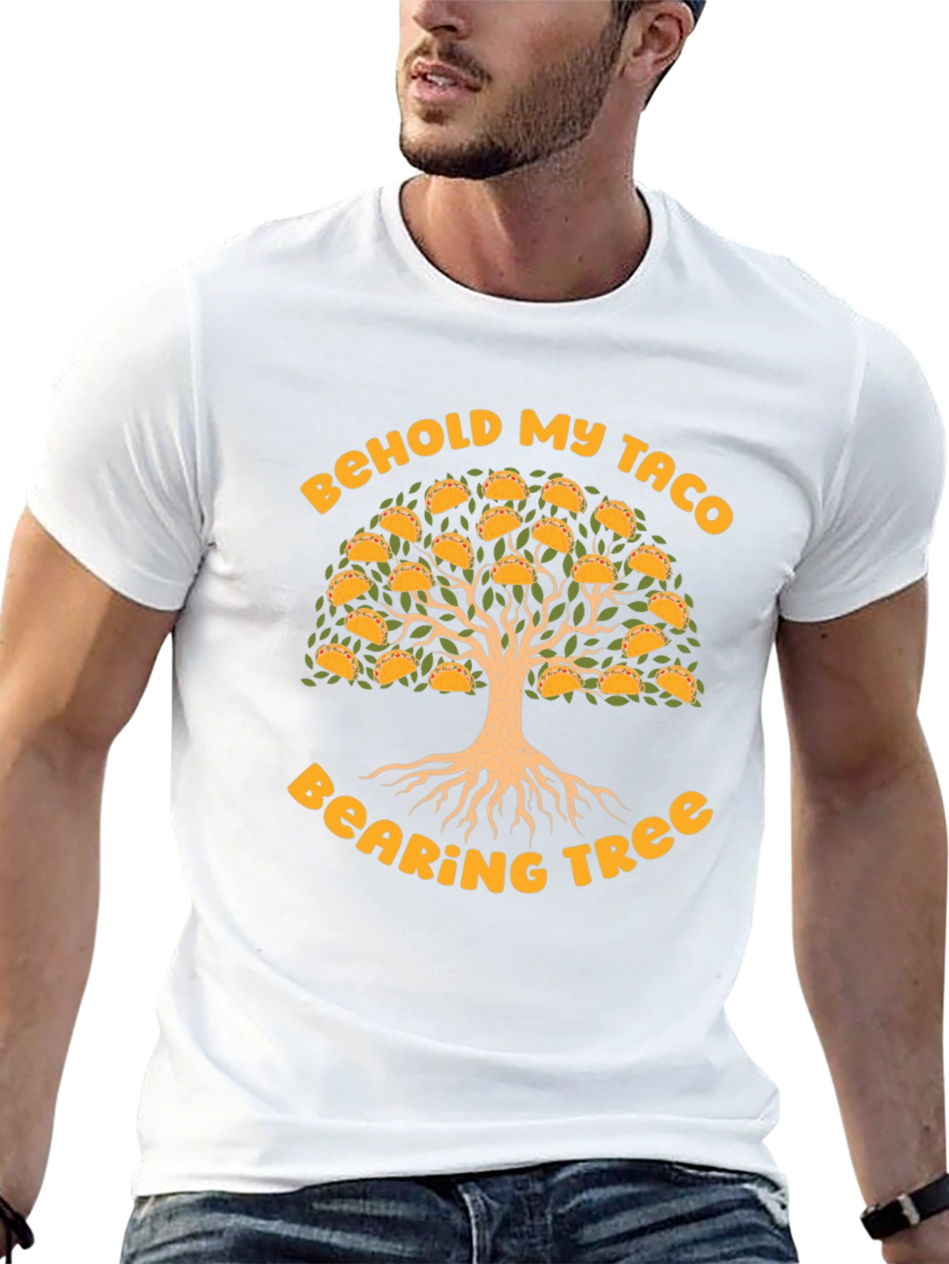 Behold My Taco Bearing Tree Graphic T-Shirt