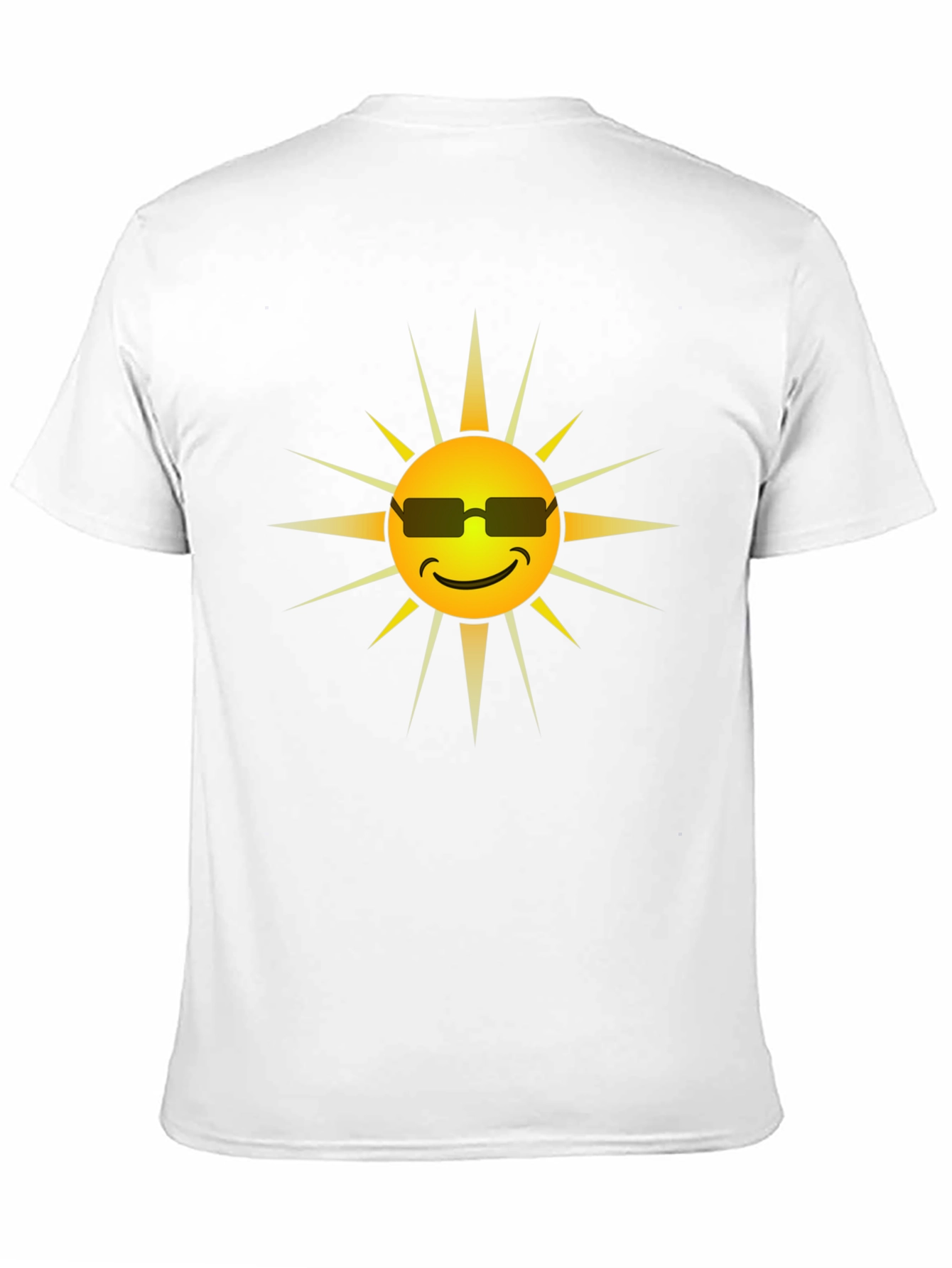 Cool Sun Graphic Tee - Black Cotton Shirt