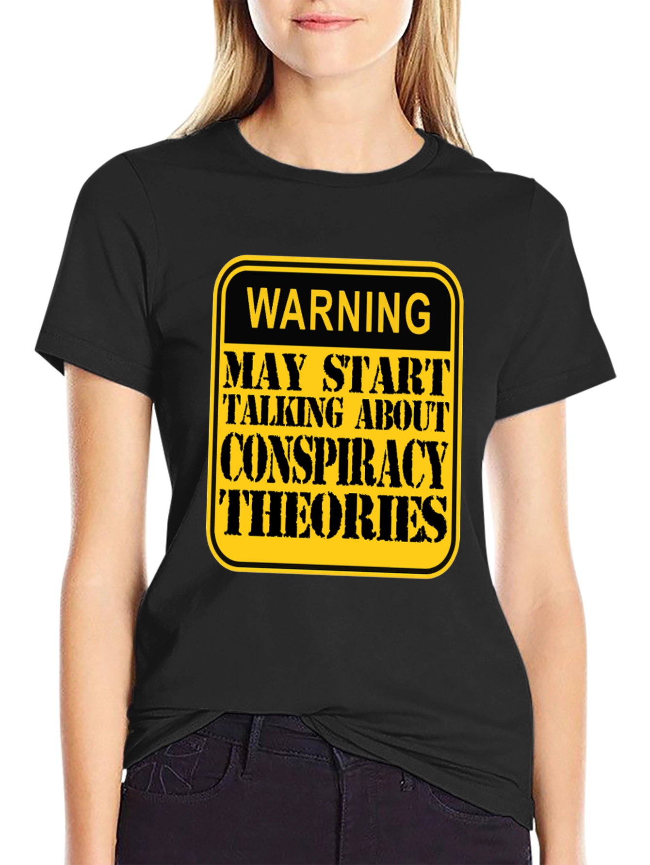Conspiracy Theories Warning T-Shirt - Funny Graphic Tee
