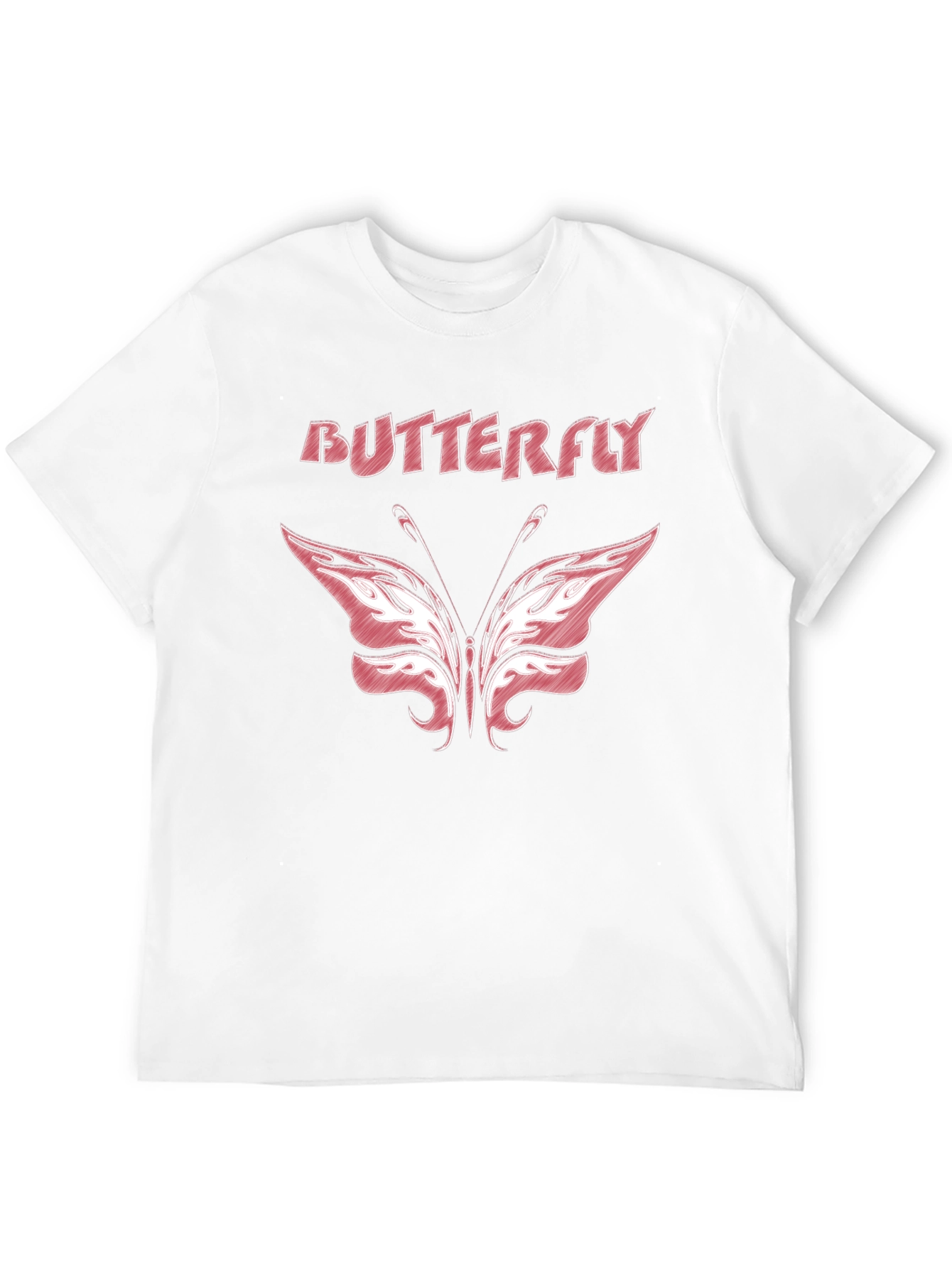 Butterfly Graphic Tee - Stylish Black T-Shirt
