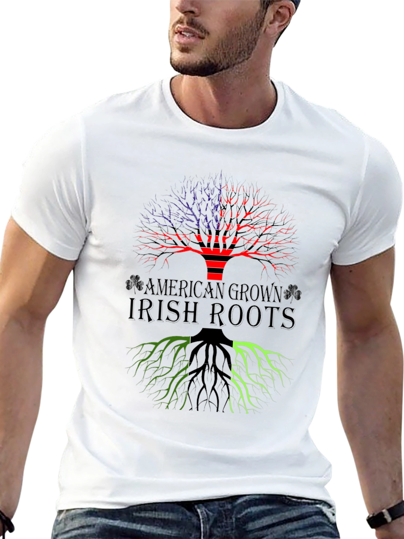 American Grown Irish Roots Graphic Tee