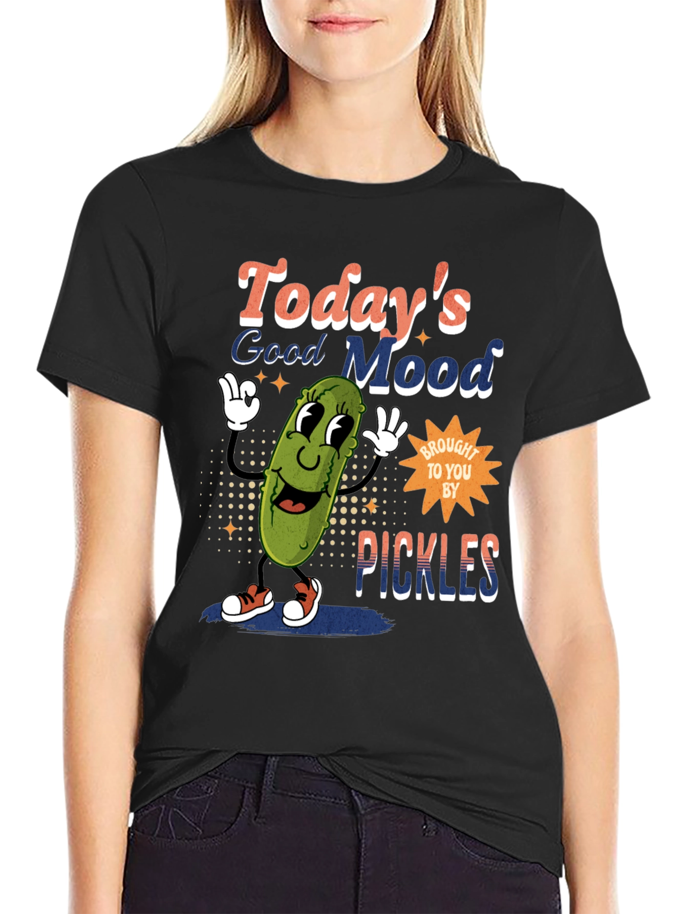 Funny Pickle Graphic T-Shirt - Todays Good Mood