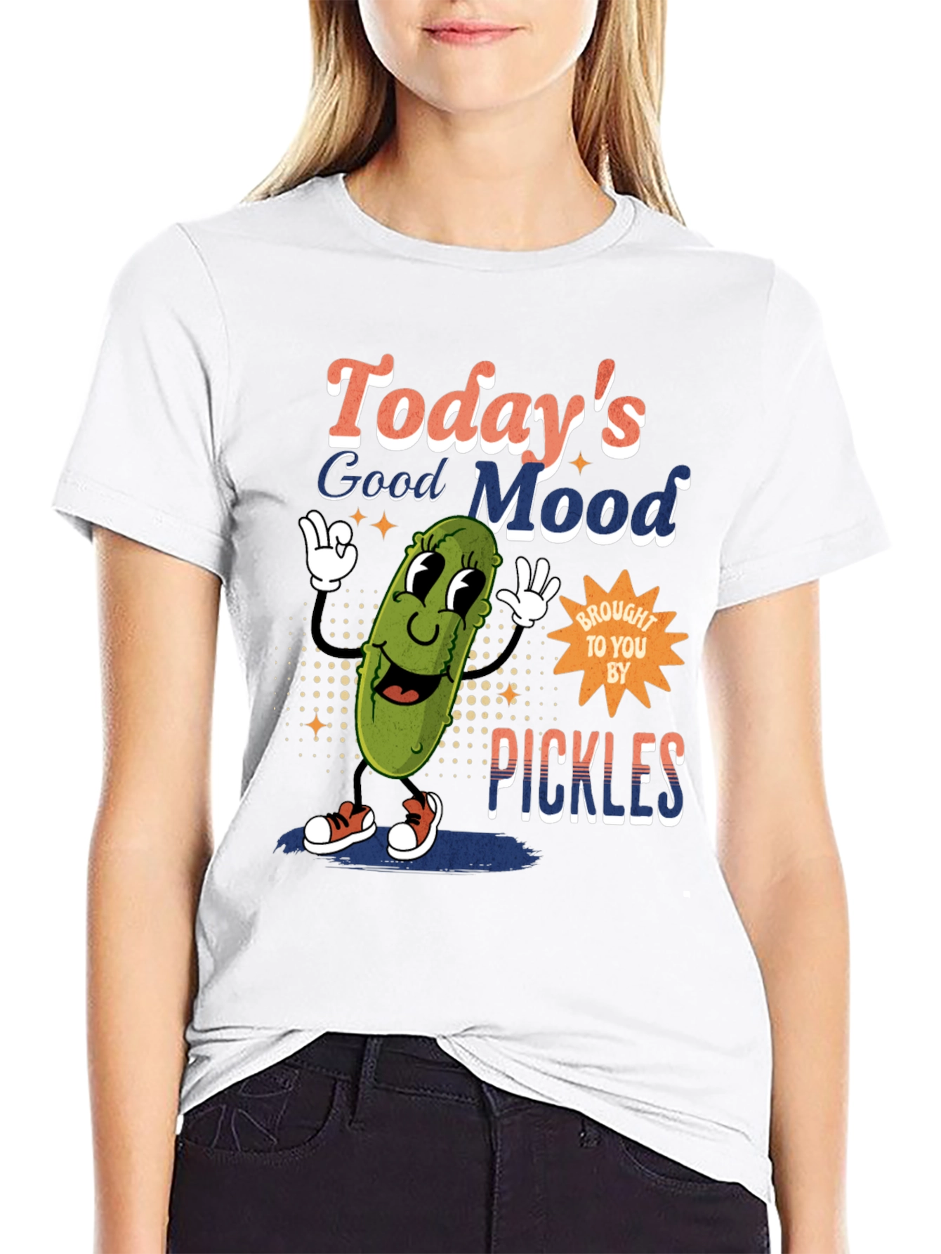 Funny Pickle Graphic T-Shirt - Todays Good Mood
