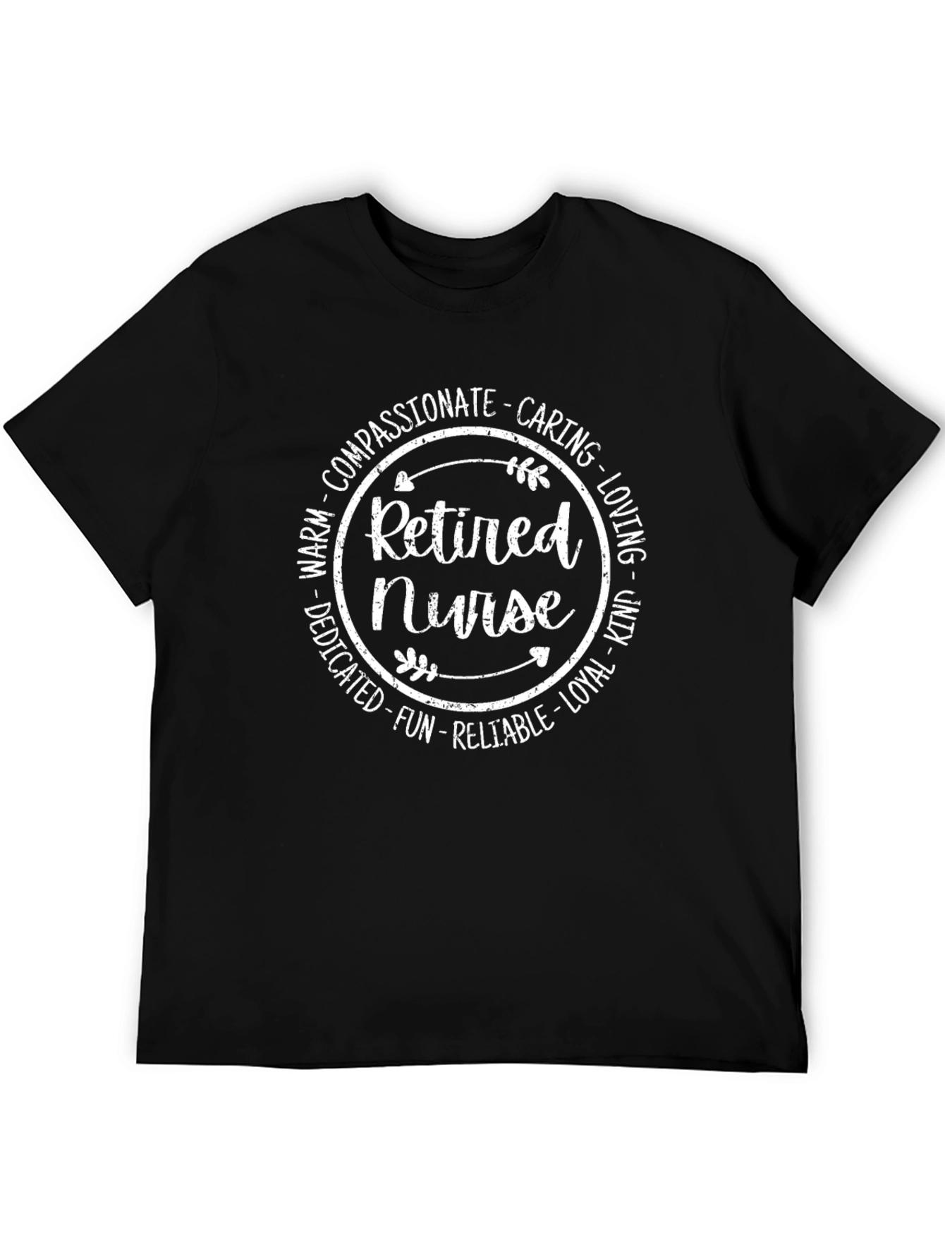 Retired Nurse Graphic Tee - Compassionate Caring