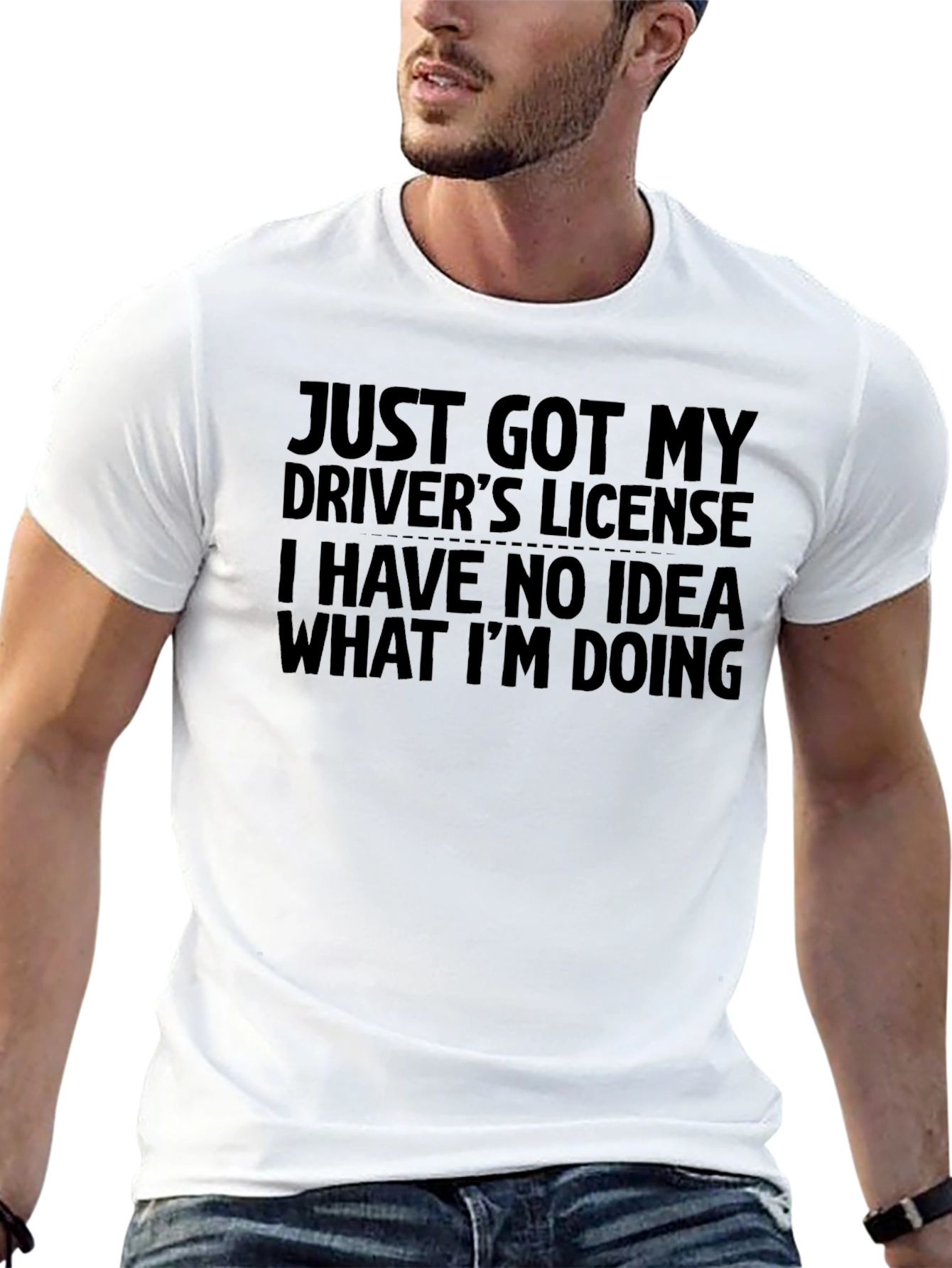 New Driver Humor Graphic T-Shirt
