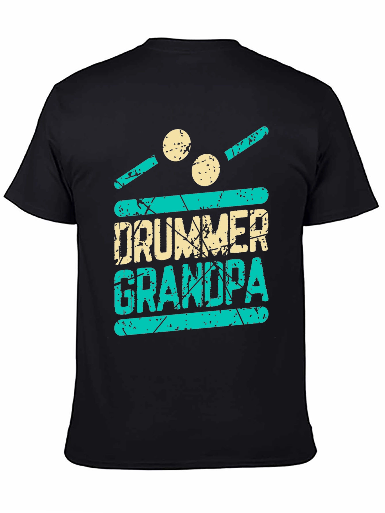 Drummer Grandpa Graphic Tee