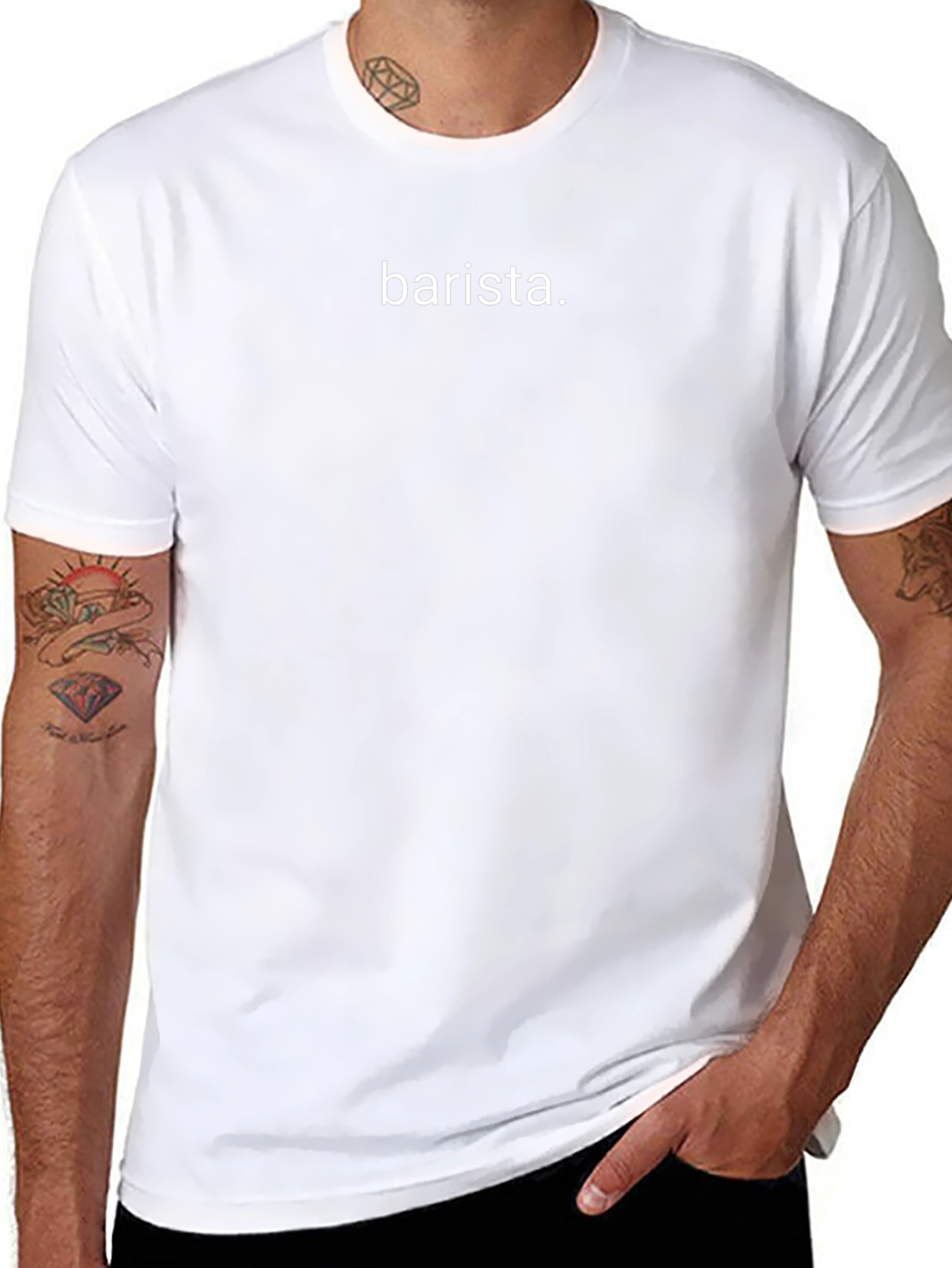 Barista T-Shirt - Classic Crew Neck Tee