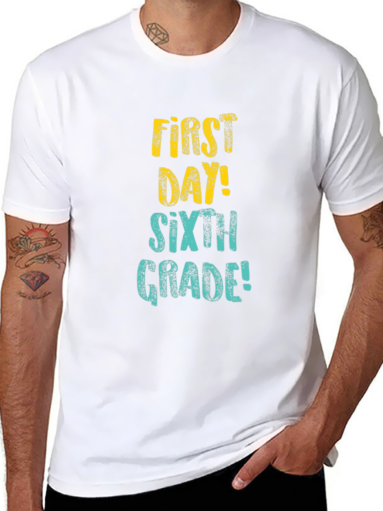 First Day Sixth Grade Graphic Tee