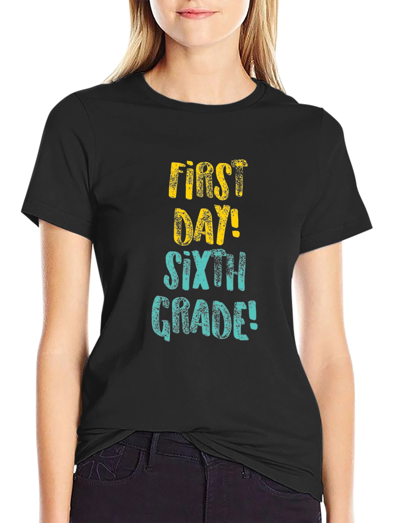 First Day Sixth Grade Graphic Tee