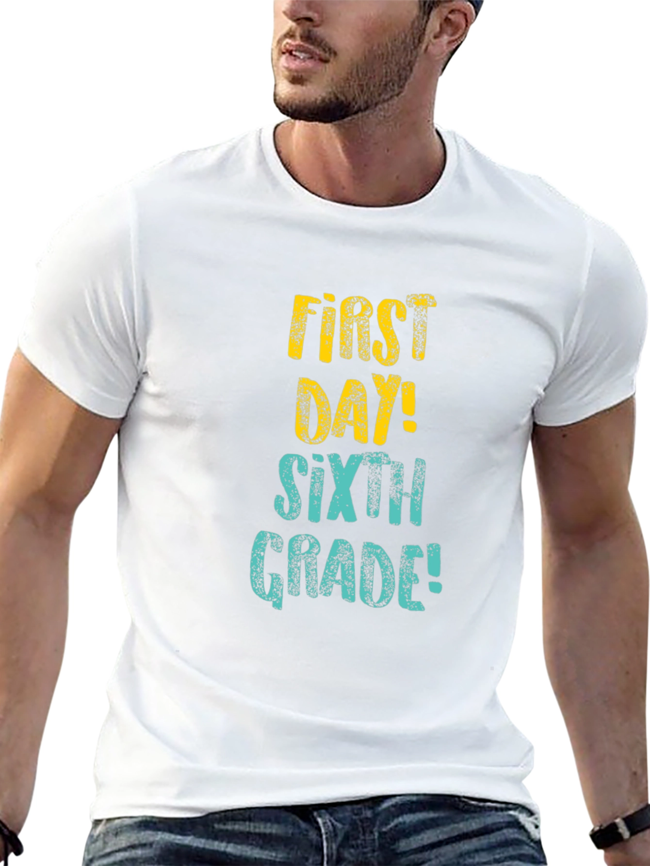 First Day Sixth Grade Graphic Tee