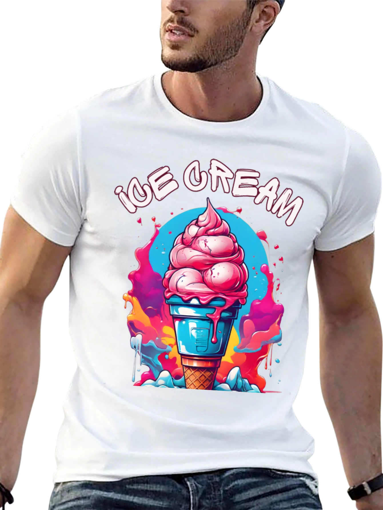 Ice Cream Graphic T-Shirt
