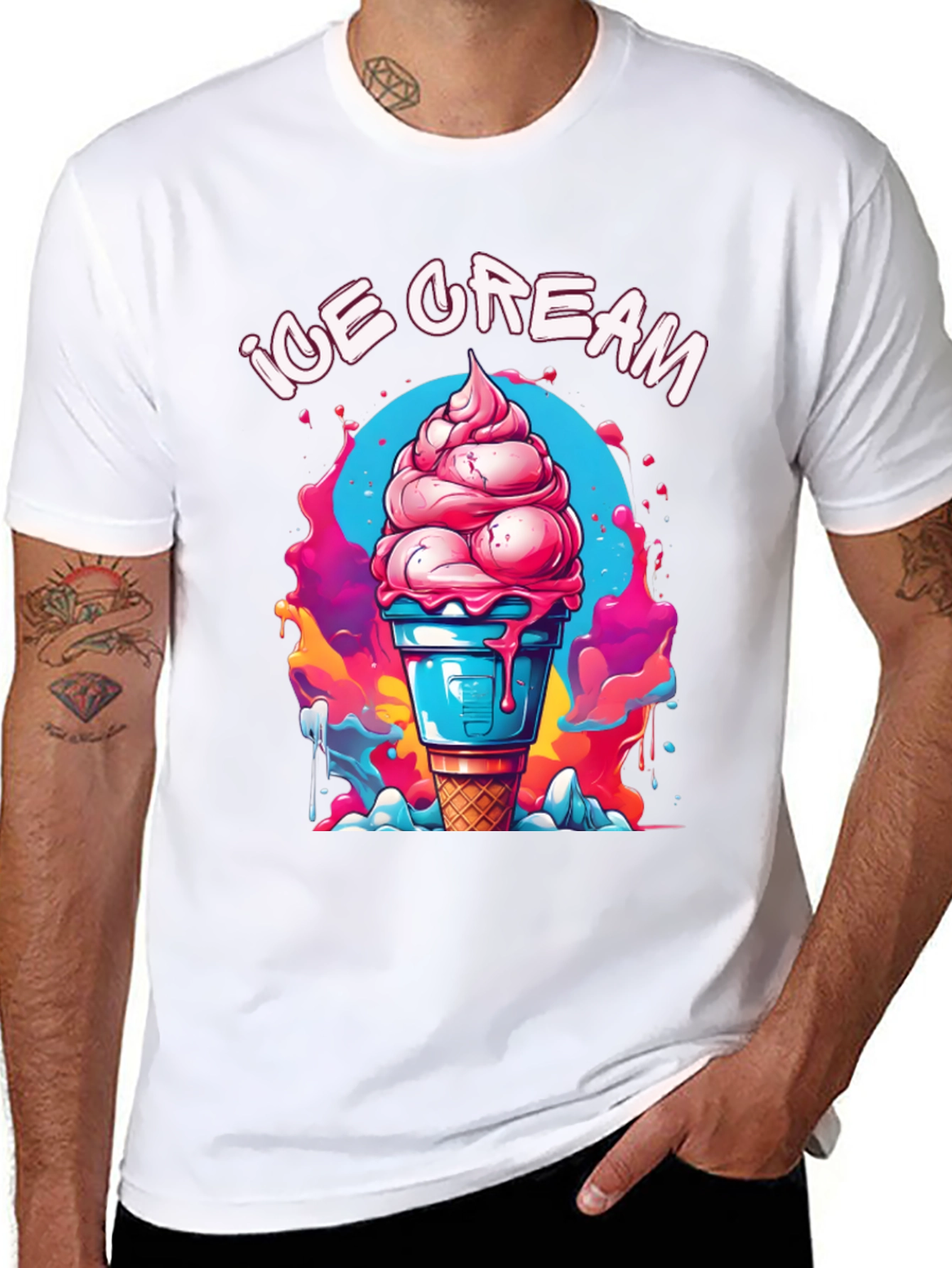 Ice Cream Graphic T-Shirt