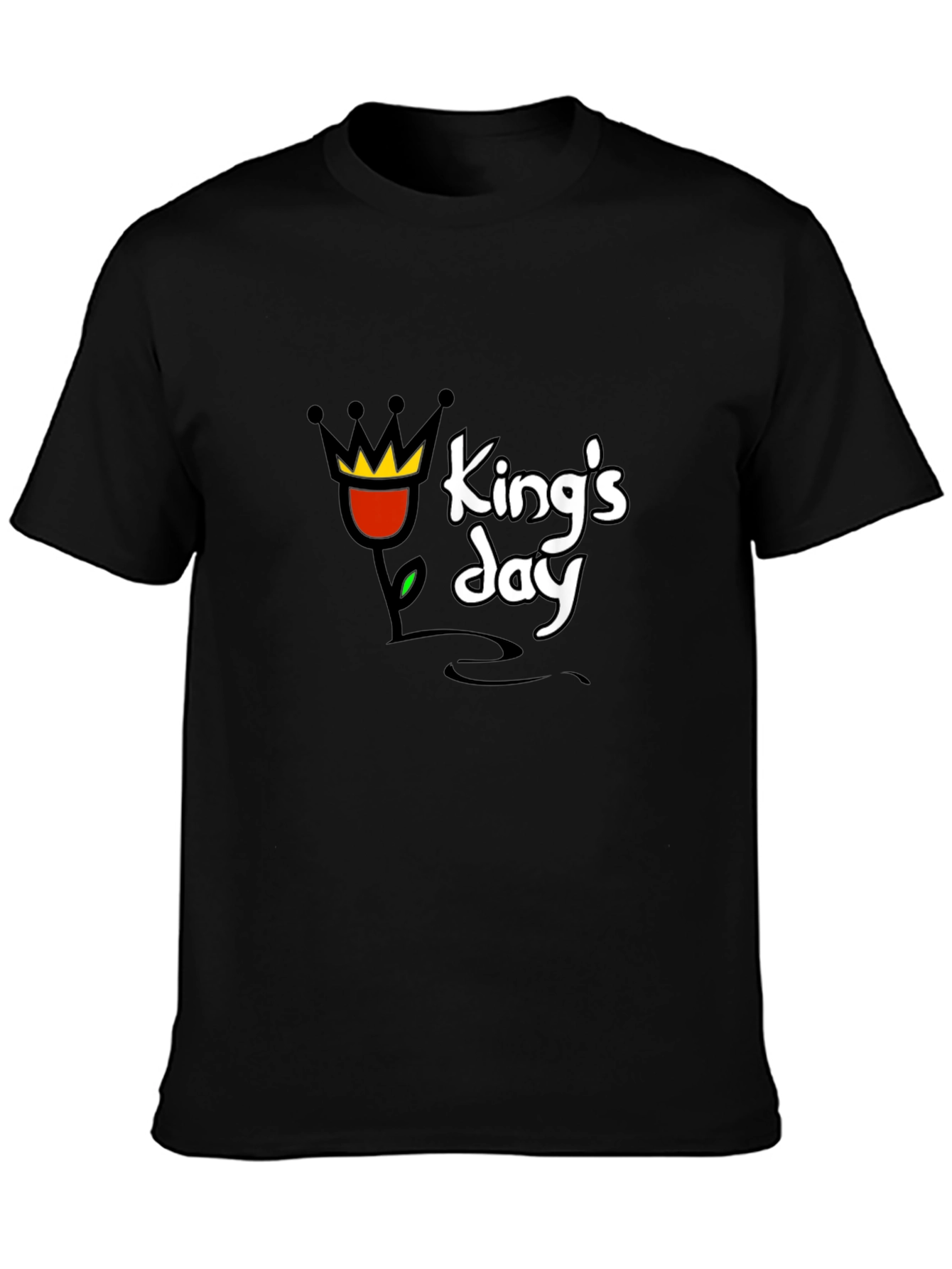 Kings Day Graphic T-Shirt - Black