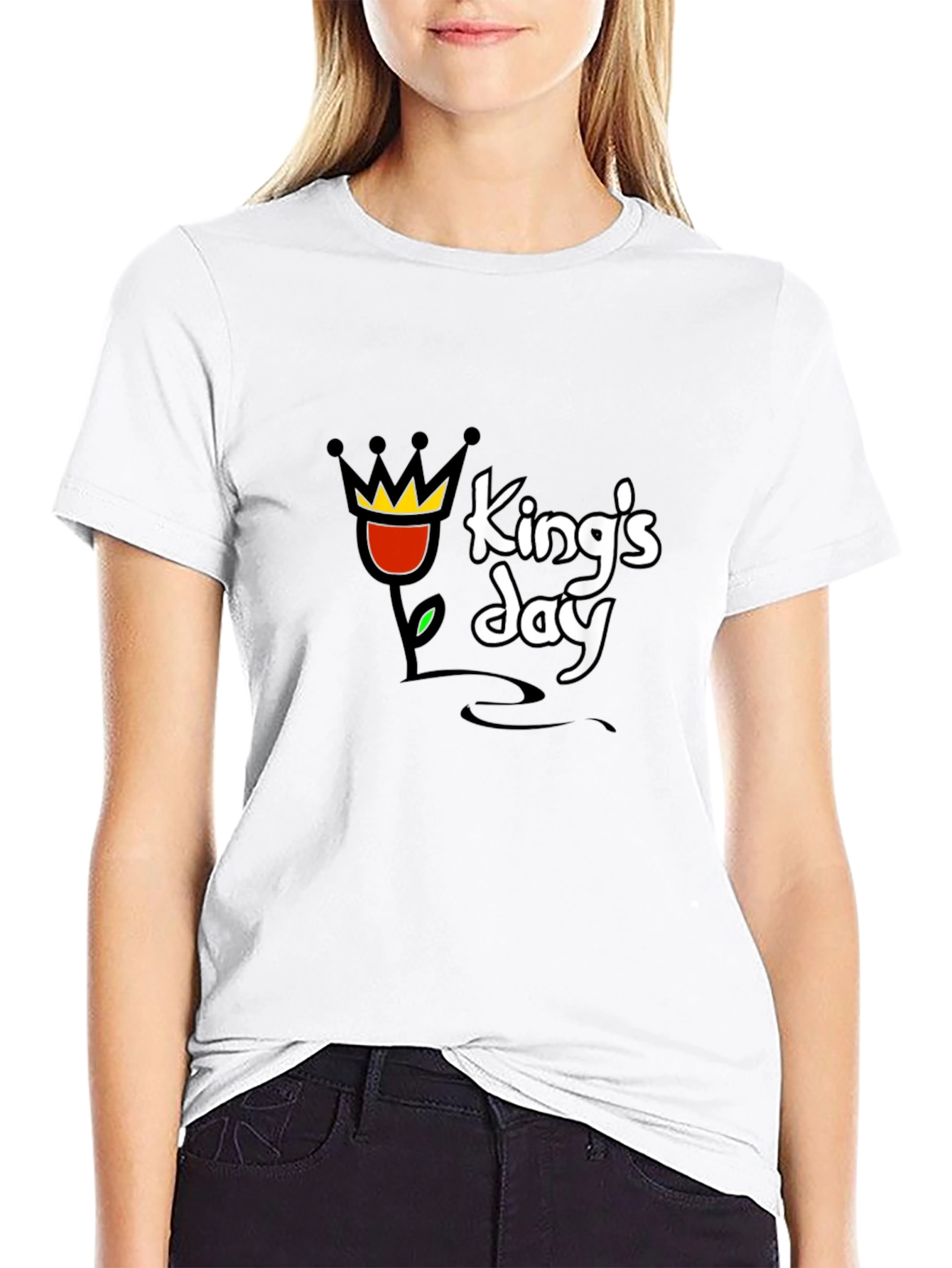 Kings Day Graphic T-Shirt - Black