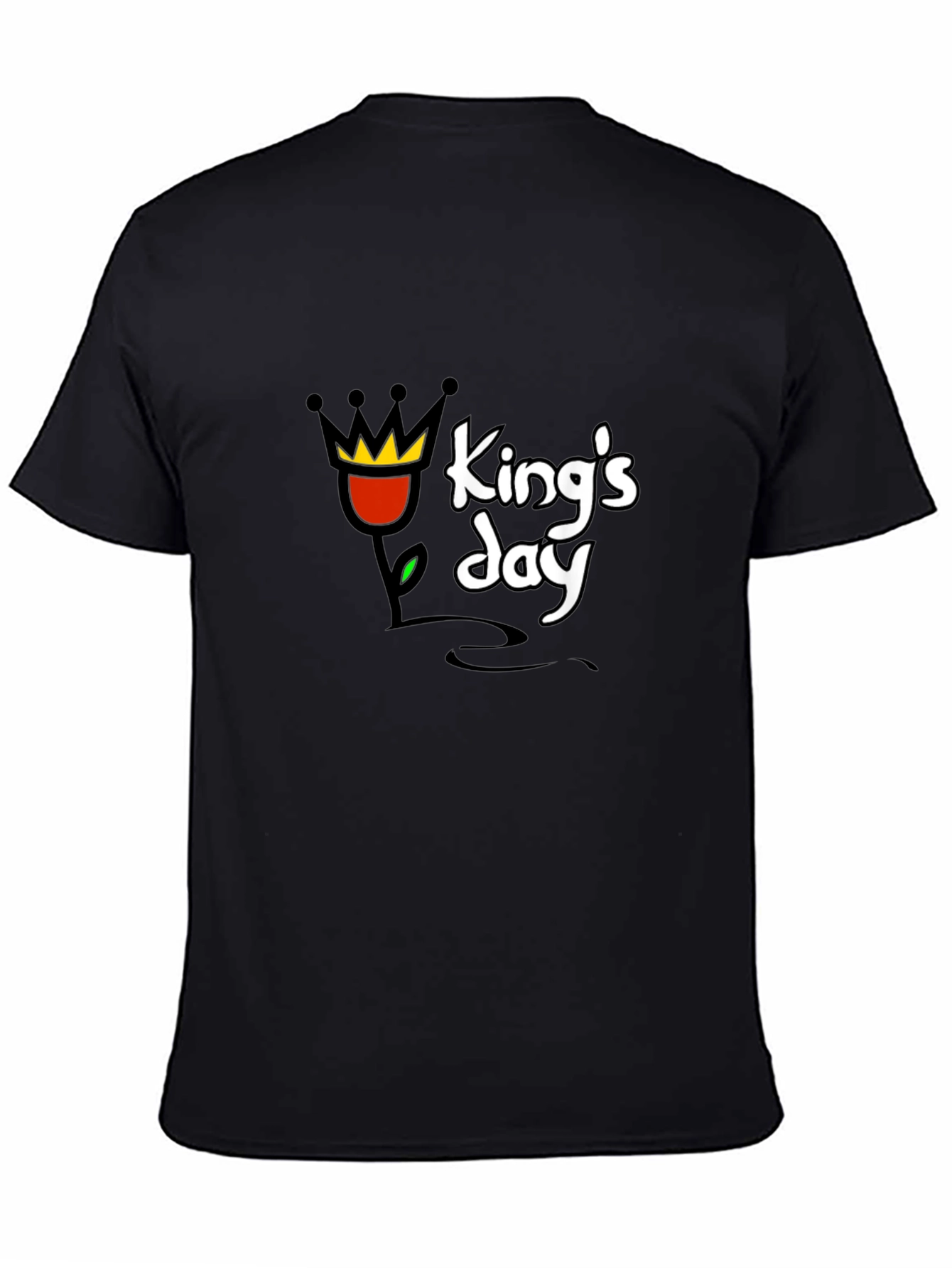 Kings Day Graphic T-Shirt - Black