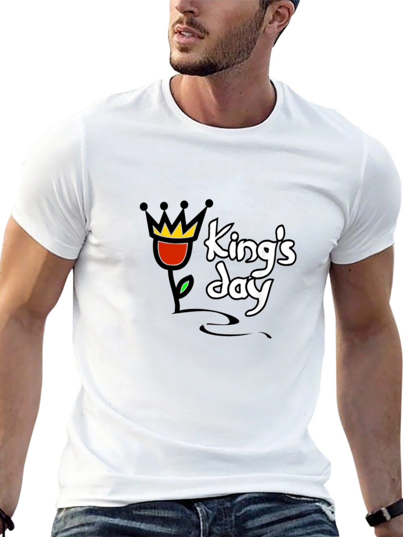 Kings Day Graphic T-Shirt - Black
