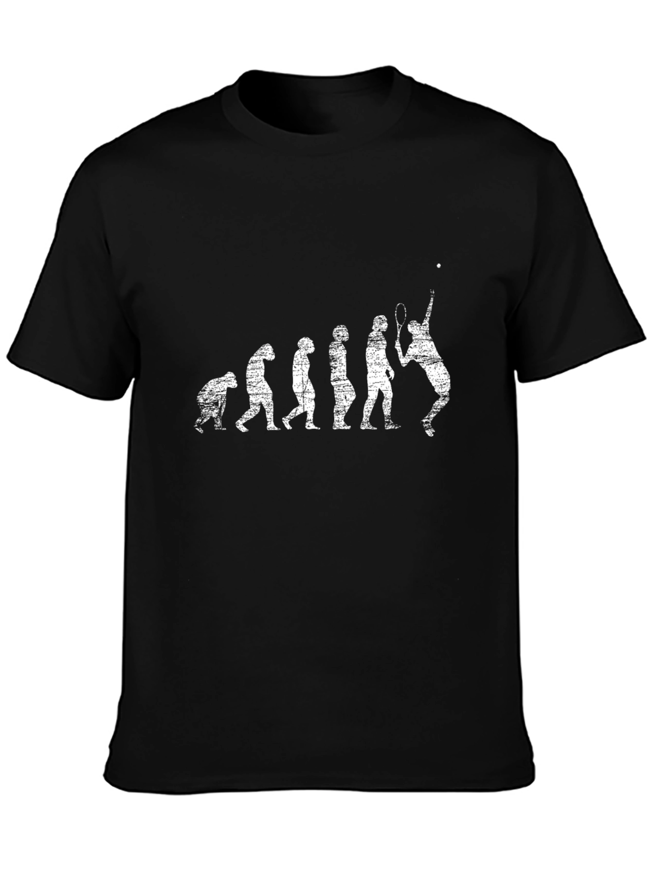 Tennis Evolution Graphic Tee - Black