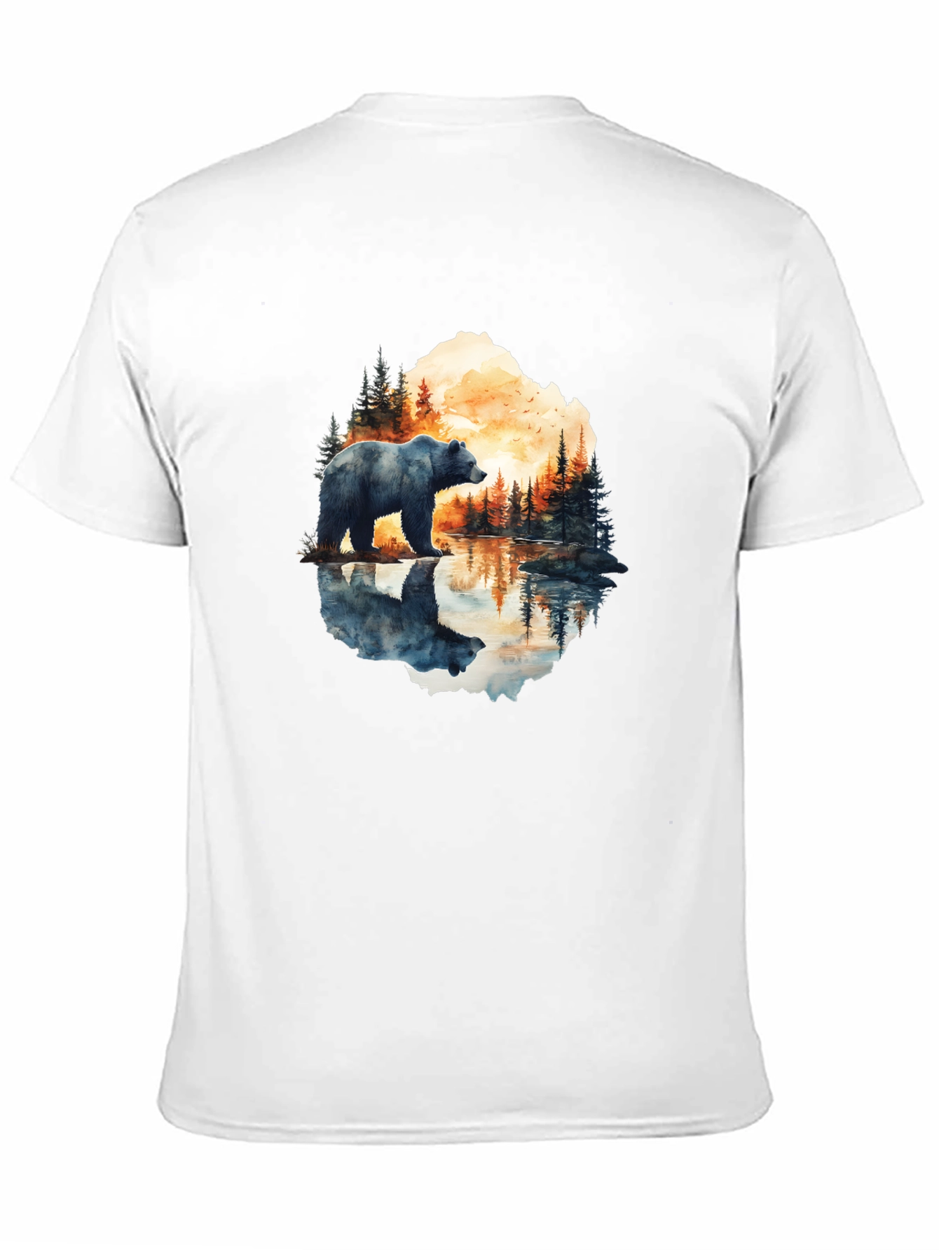 Bear Reflection Graphic Tee