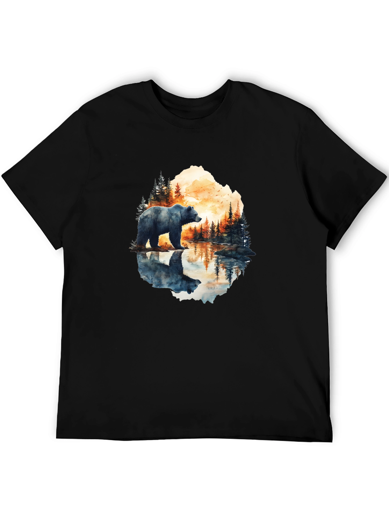 Bear Reflection Graphic Tee