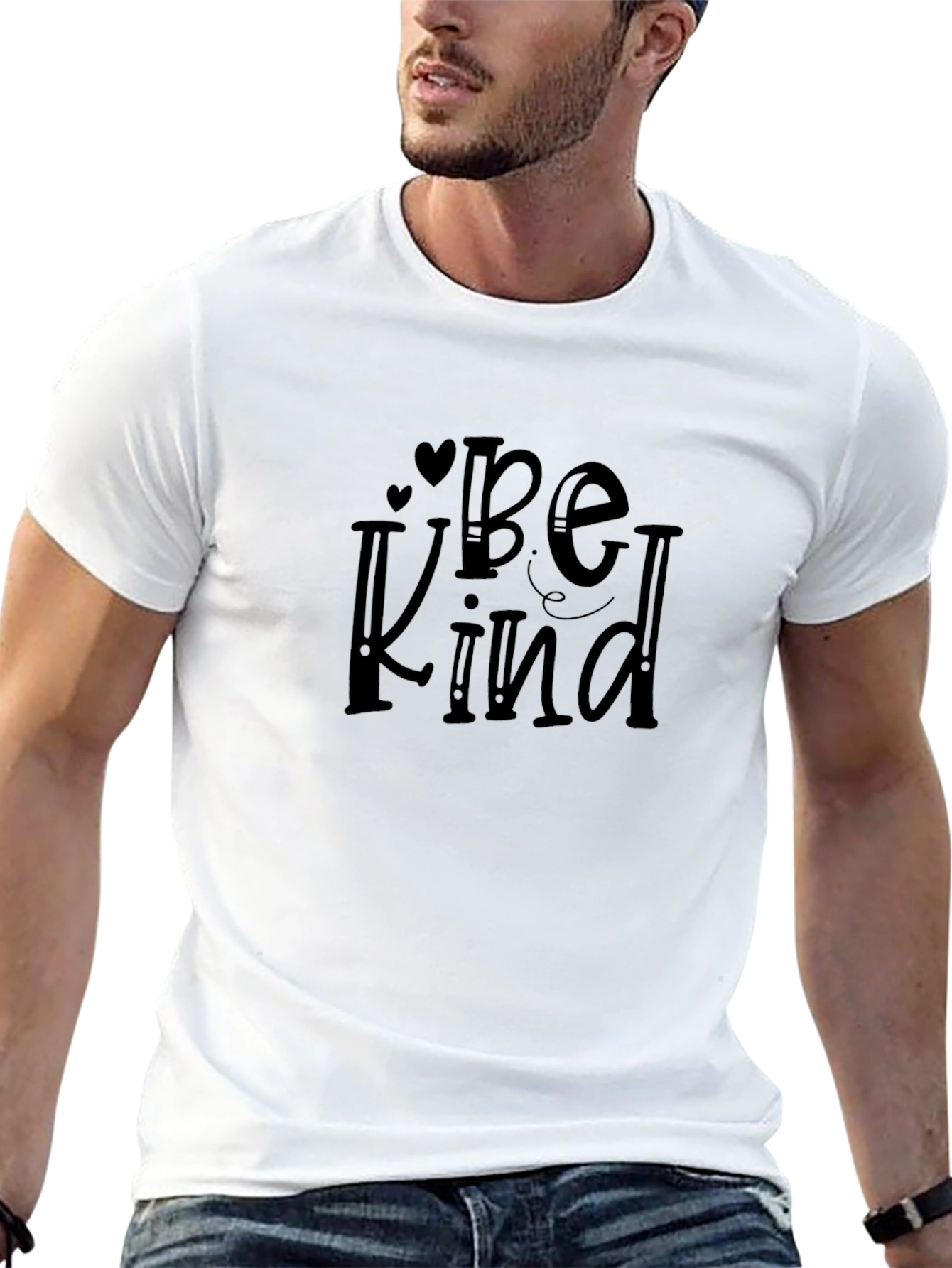 Be Kind Graphic Tee - Black Short Sleeve