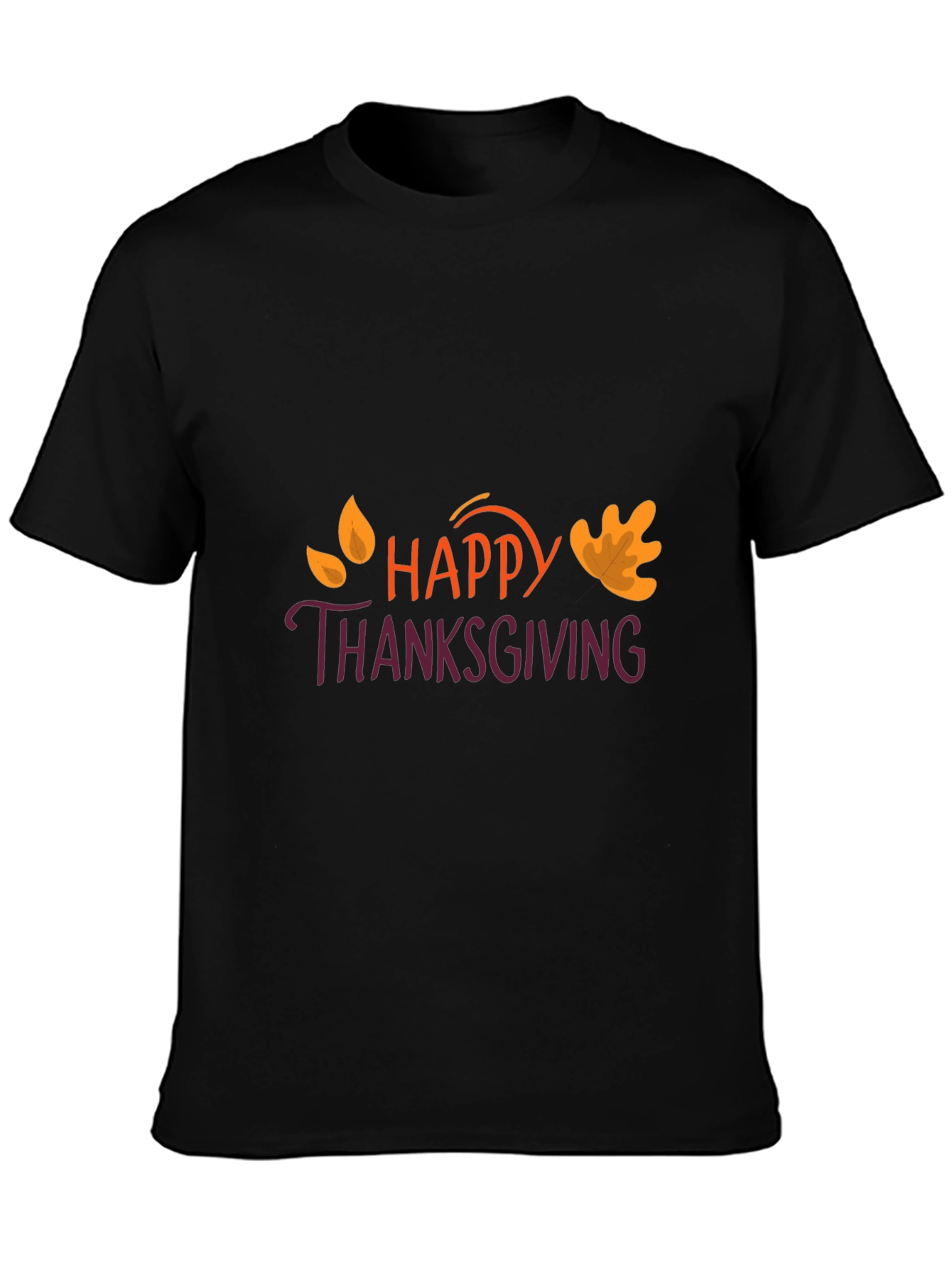 Happy Thanksgiving Graphic Tee - Holiday Apparel