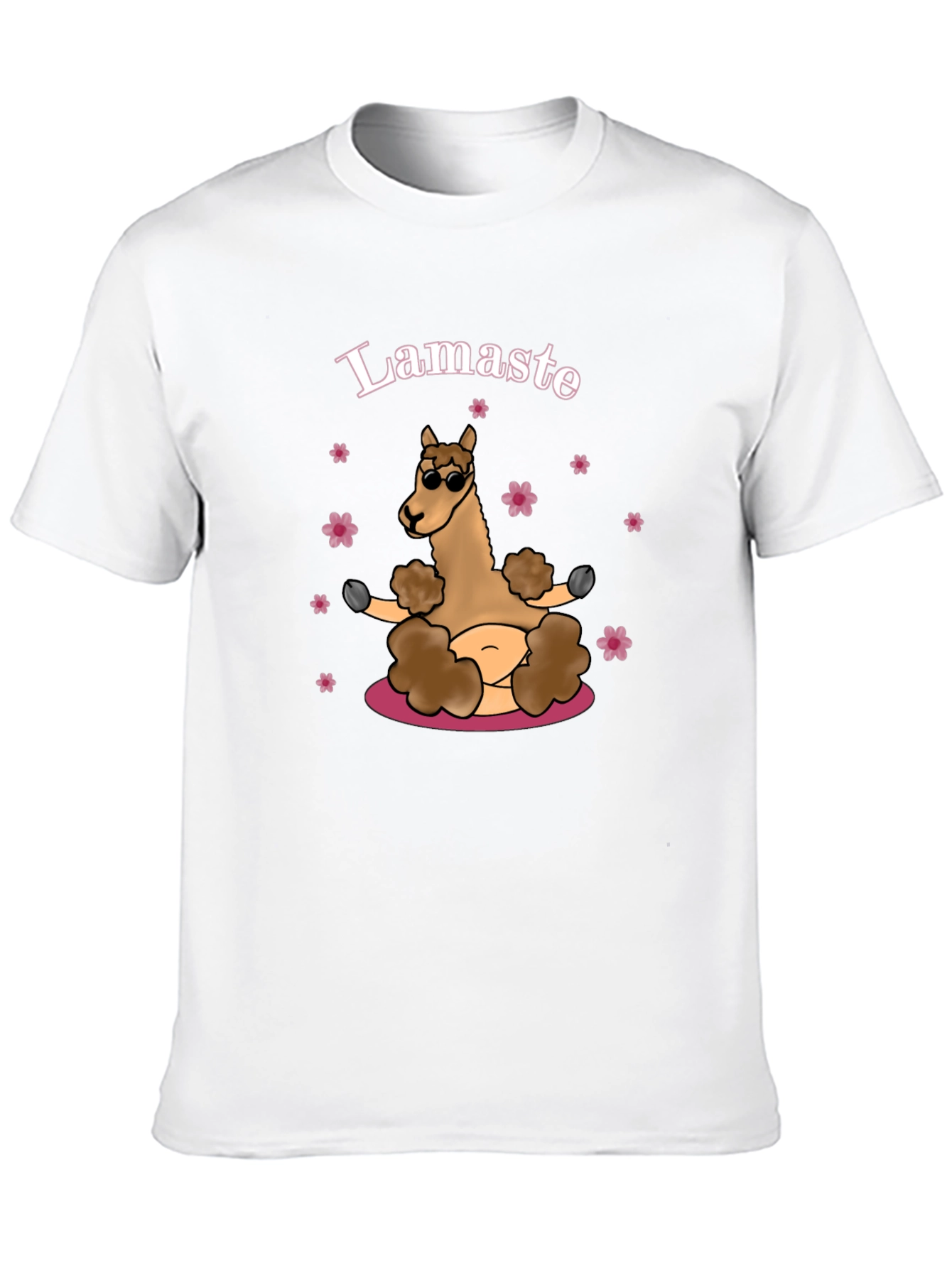 Lamaste Yoga Llama Graphic T-Shirt