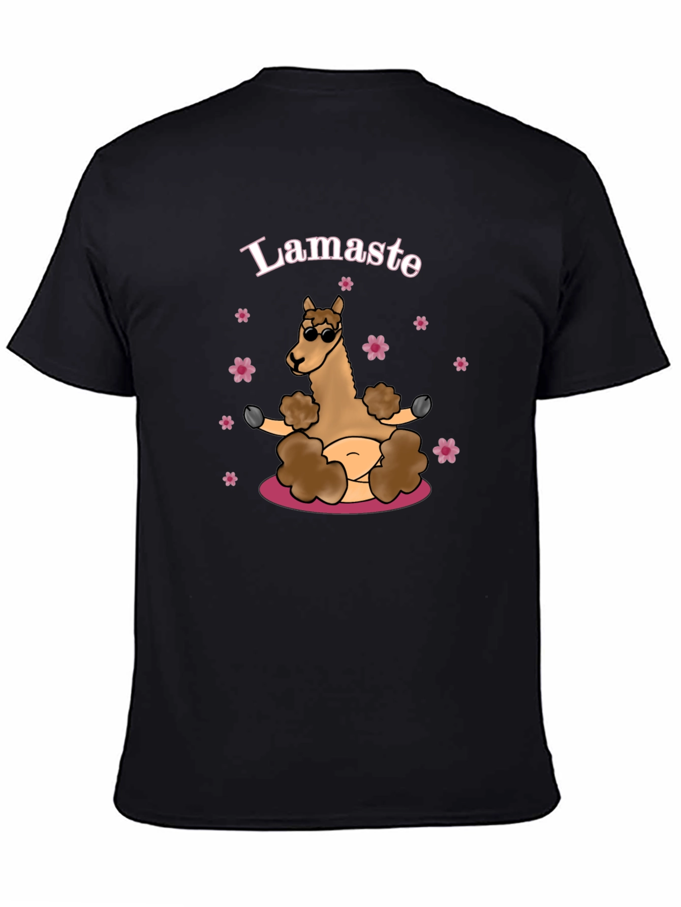 Lamaste Yoga Llama Graphic T-Shirt