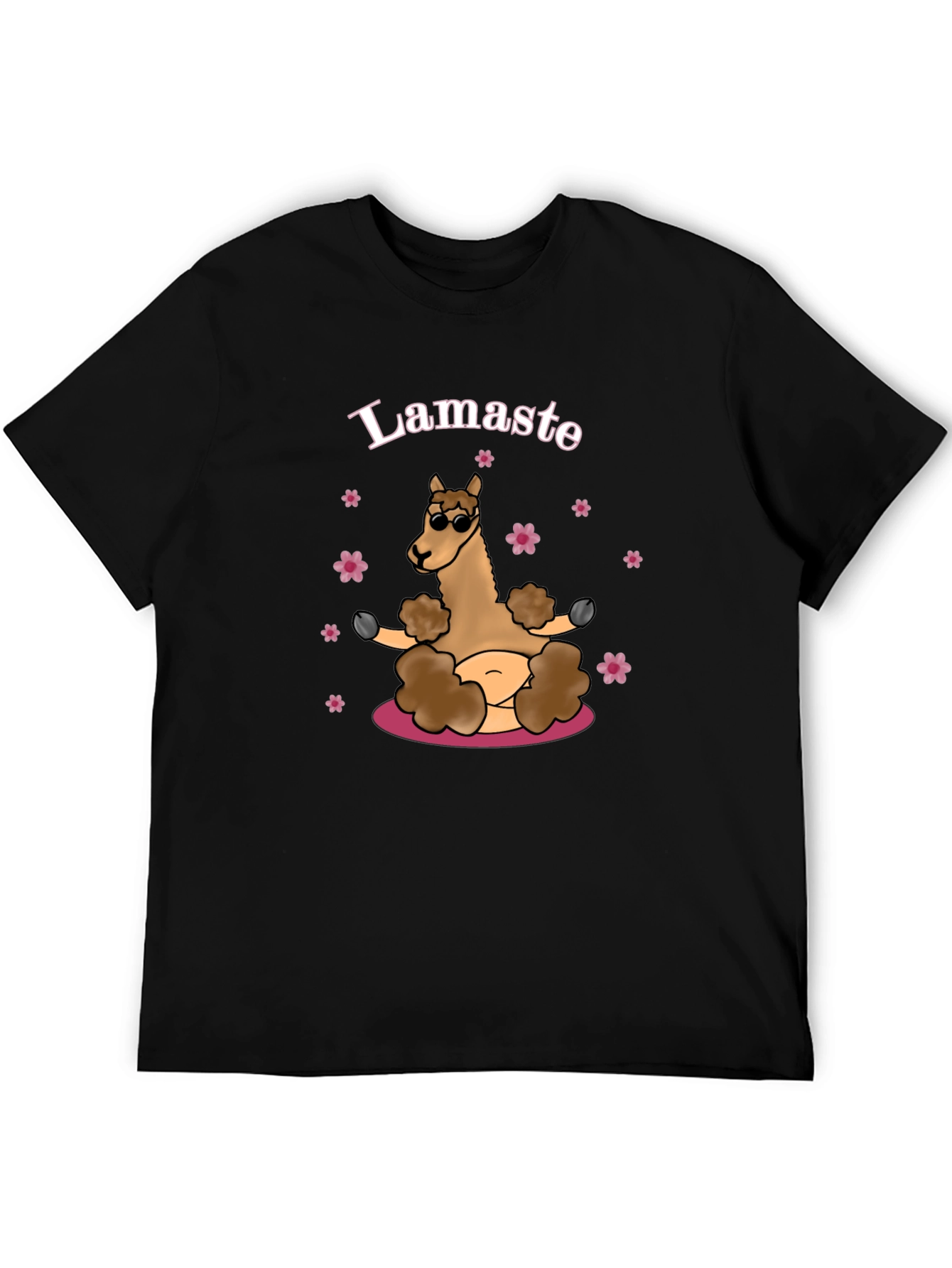 Lamaste Yoga Llama Graphic T-Shirt