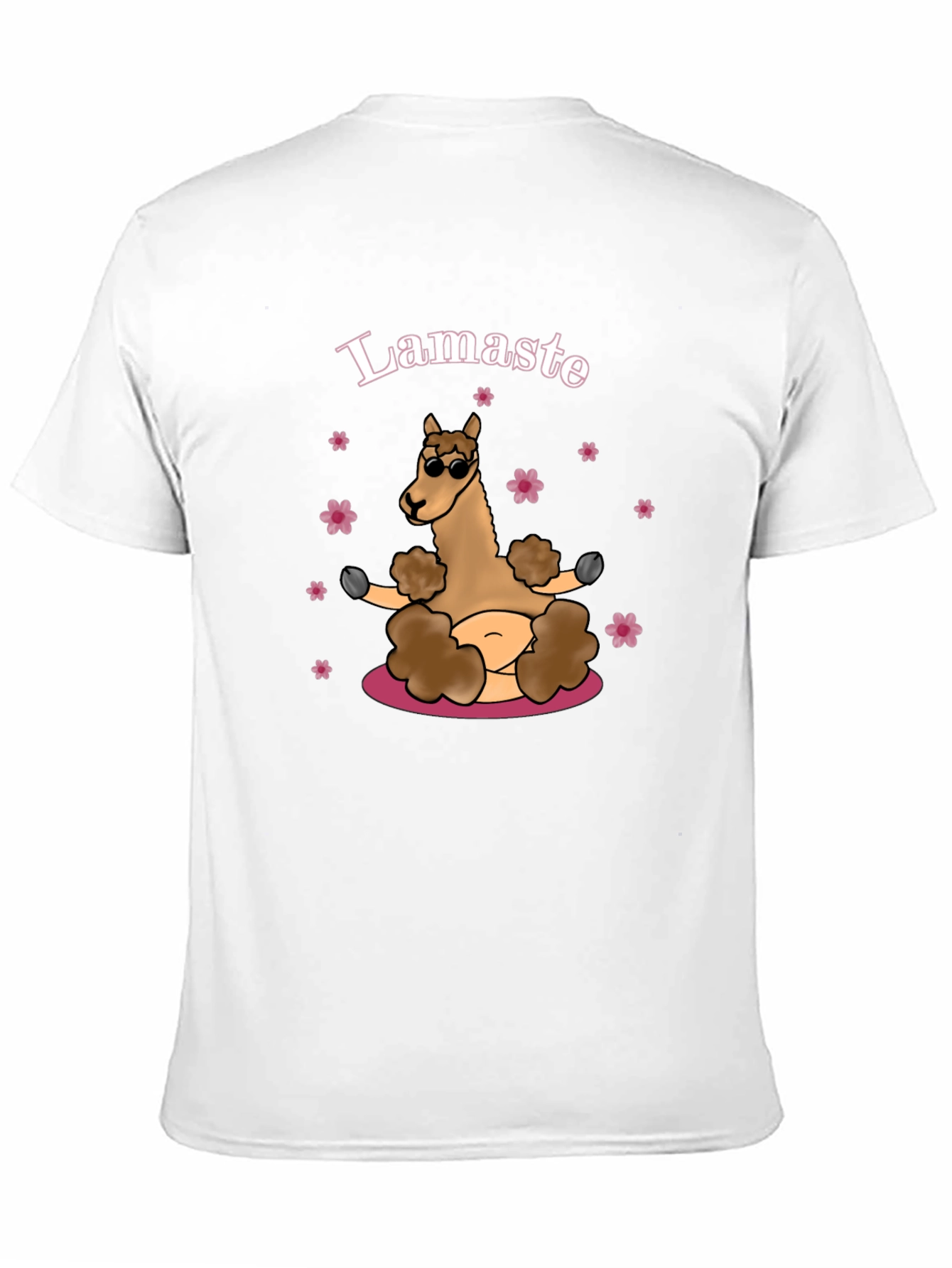 Lamaste Yoga Llama Graphic T-Shirt