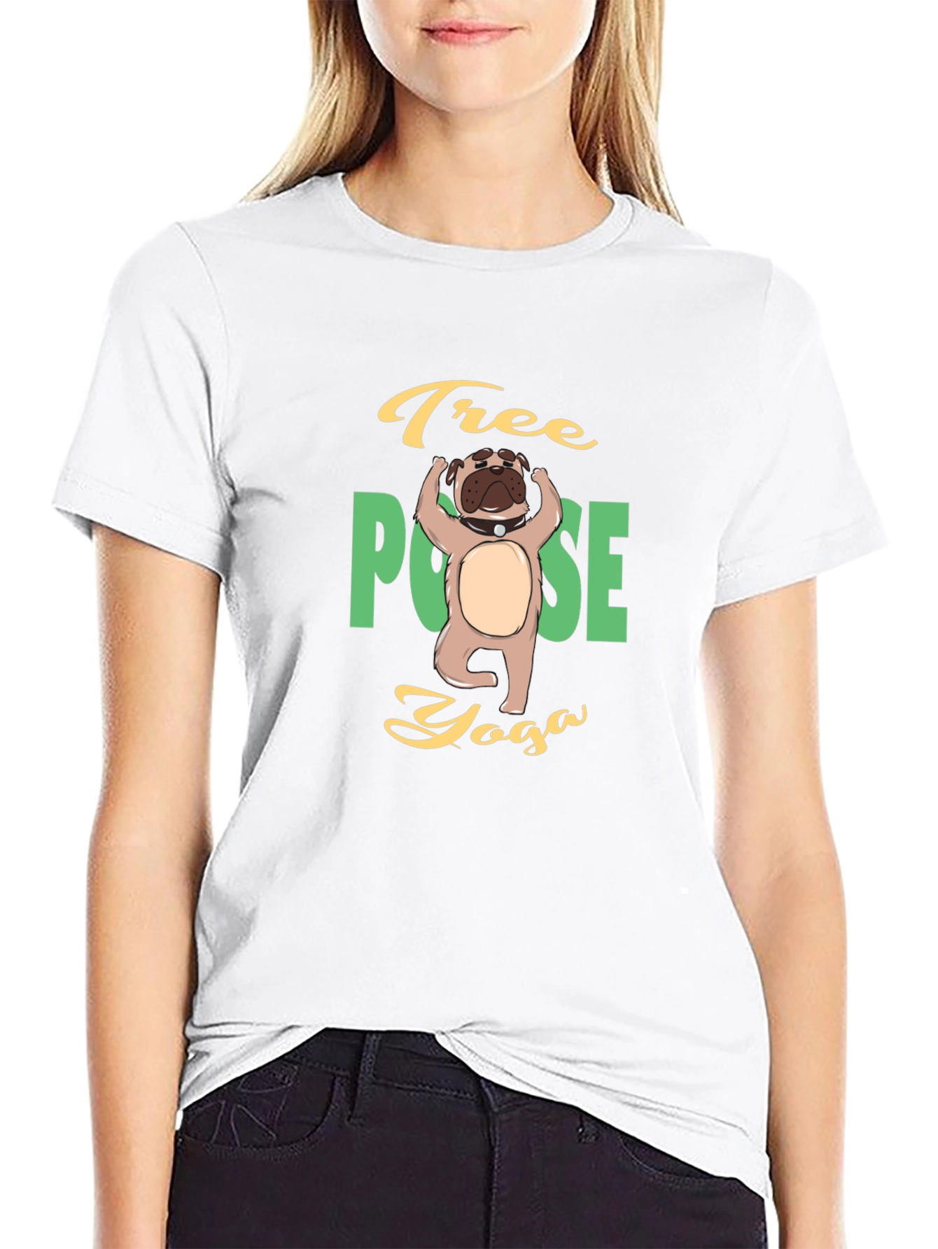 Yoga Dog T-Shirt - Tree Pose Yoga