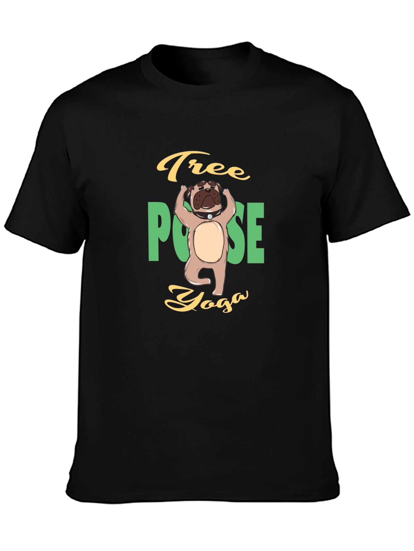 Yoga Dog T-Shirt - Tree Pose Yoga