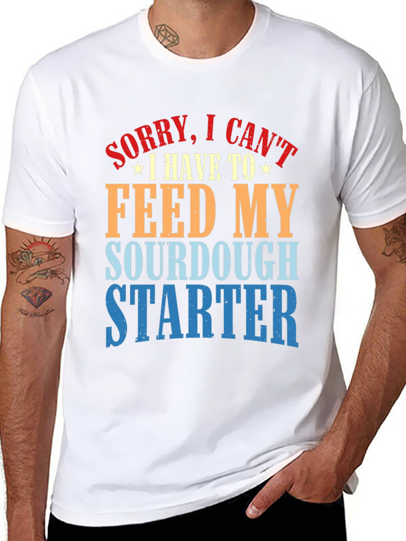 Sourdough Starter T-Shirt - Bakers Humor Tee