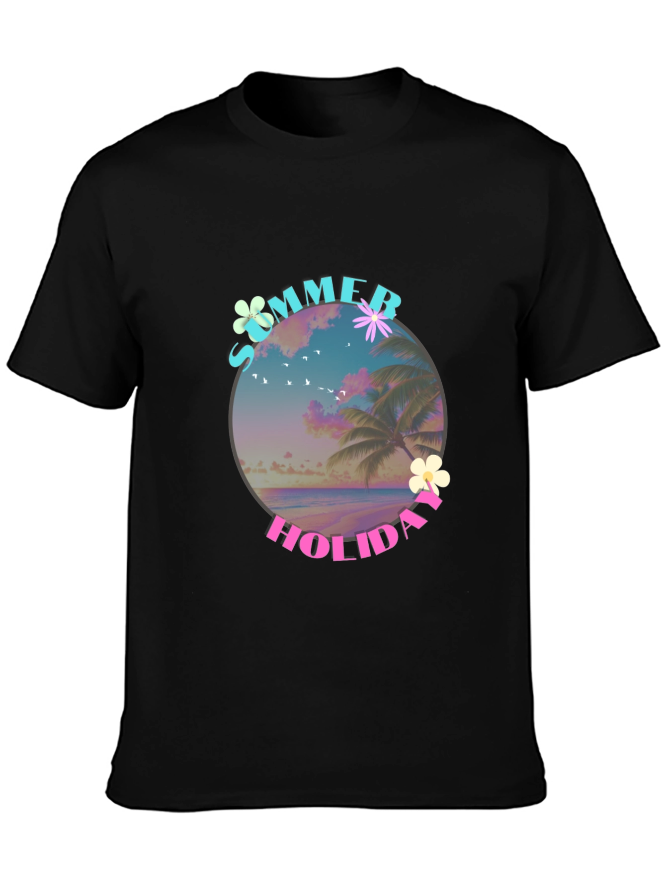 Summer Holiday Graphic Tee - Beach Vibes