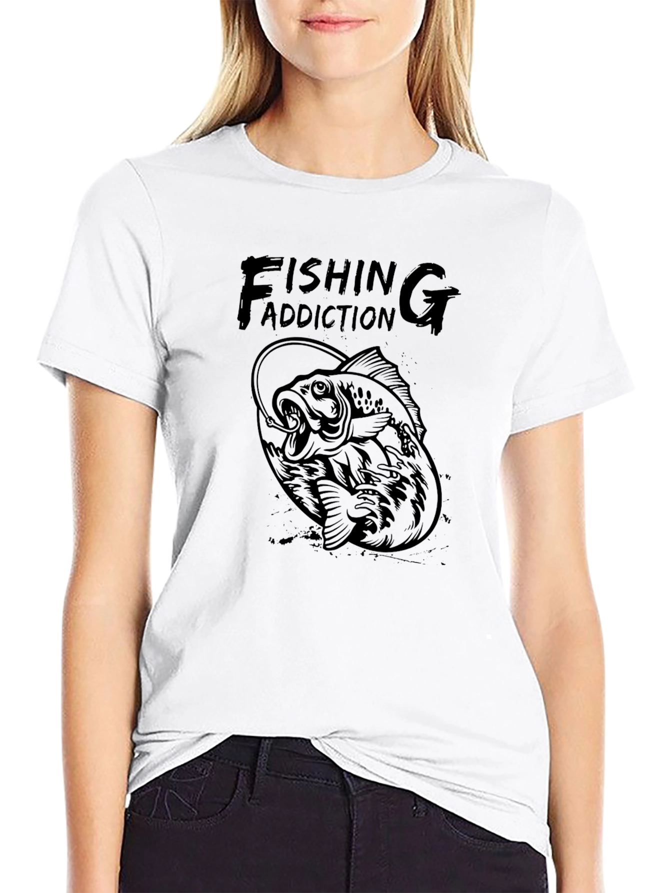 Fishing Addiction Graphic Tee - Anglers Choice