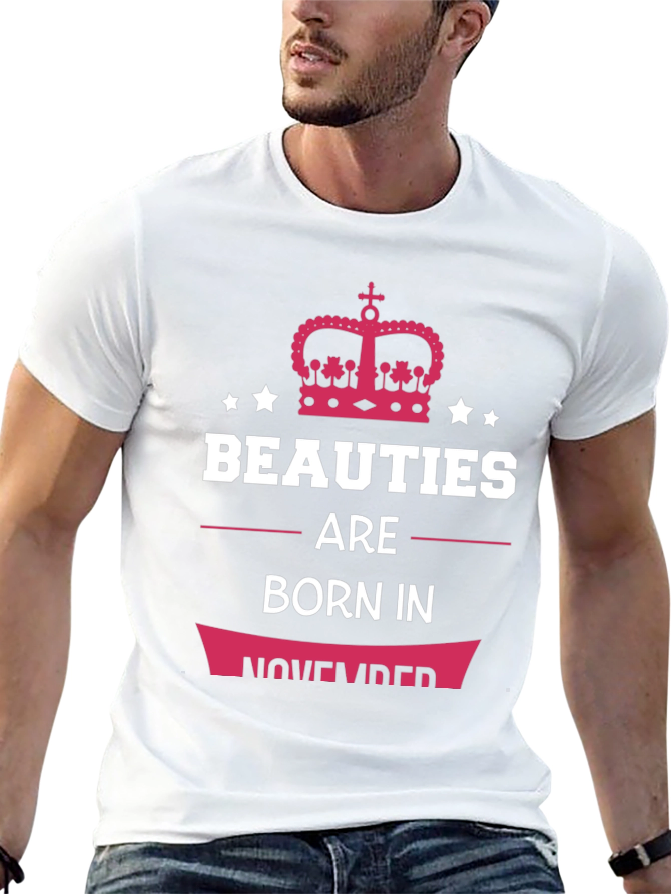 Beauties Born In November Graphic T-Shirt