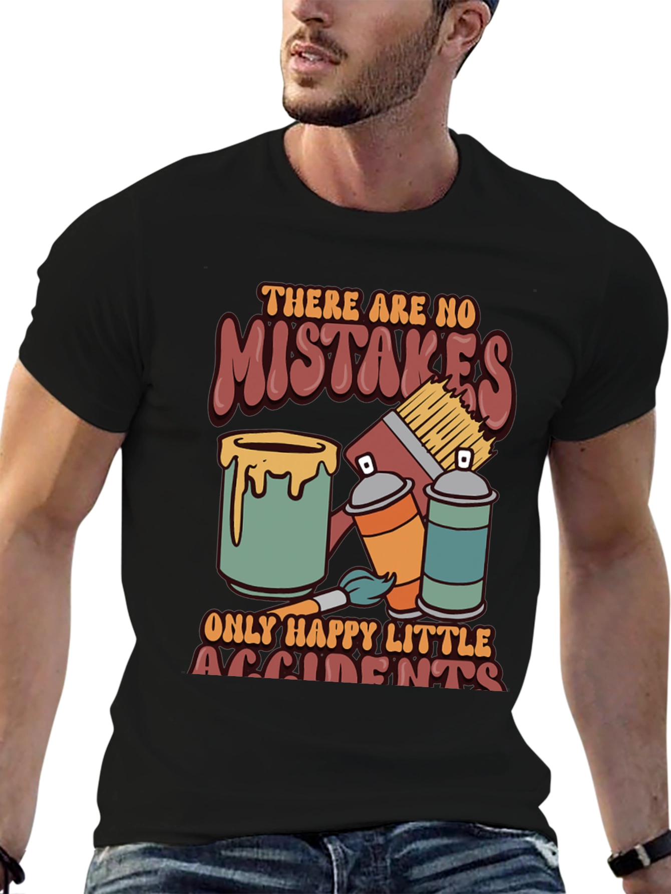 Happy Accidents Graphic Tee - Painter Gift