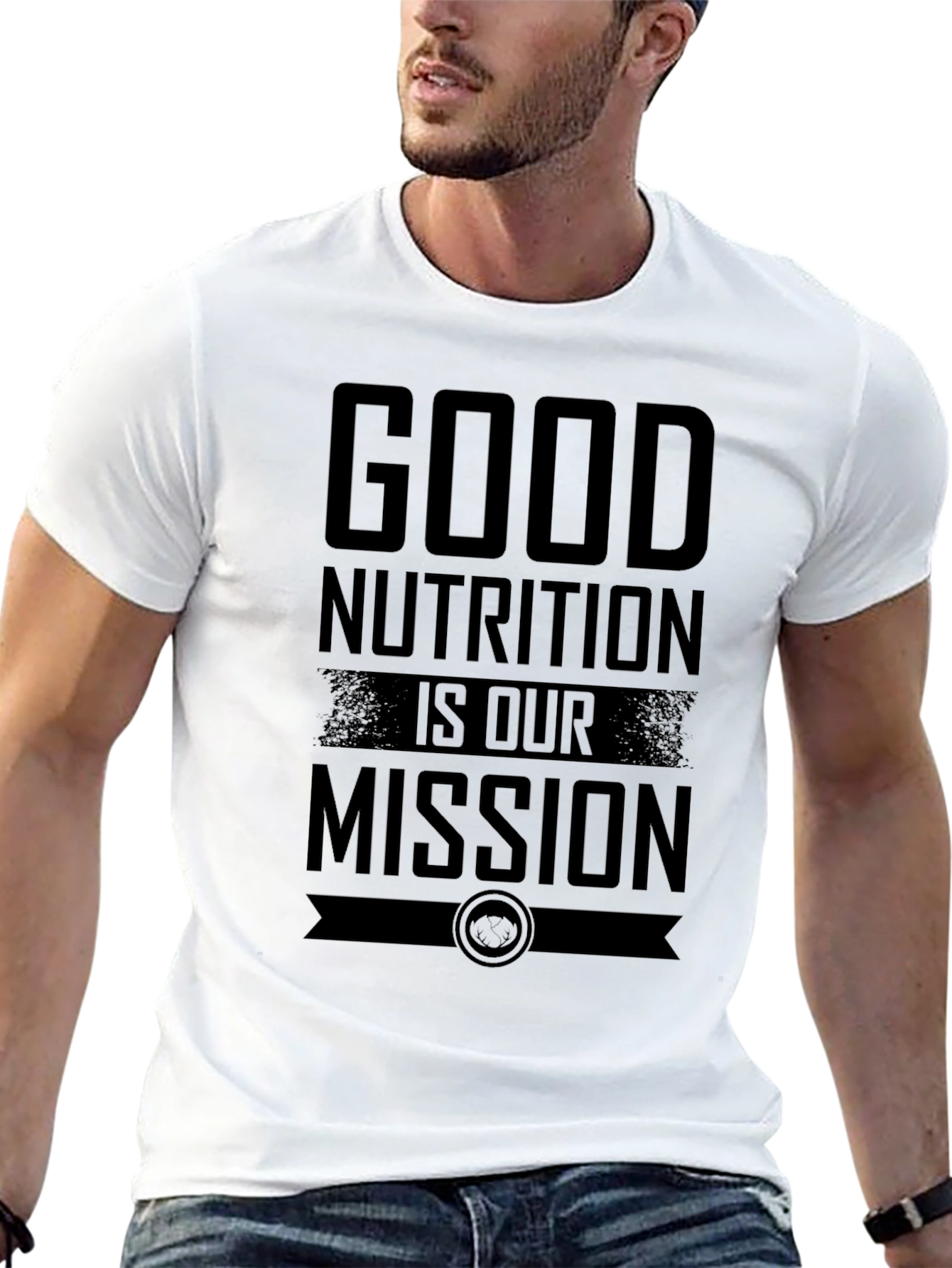 Good Nutrition is Our Mission Black T-Shirt