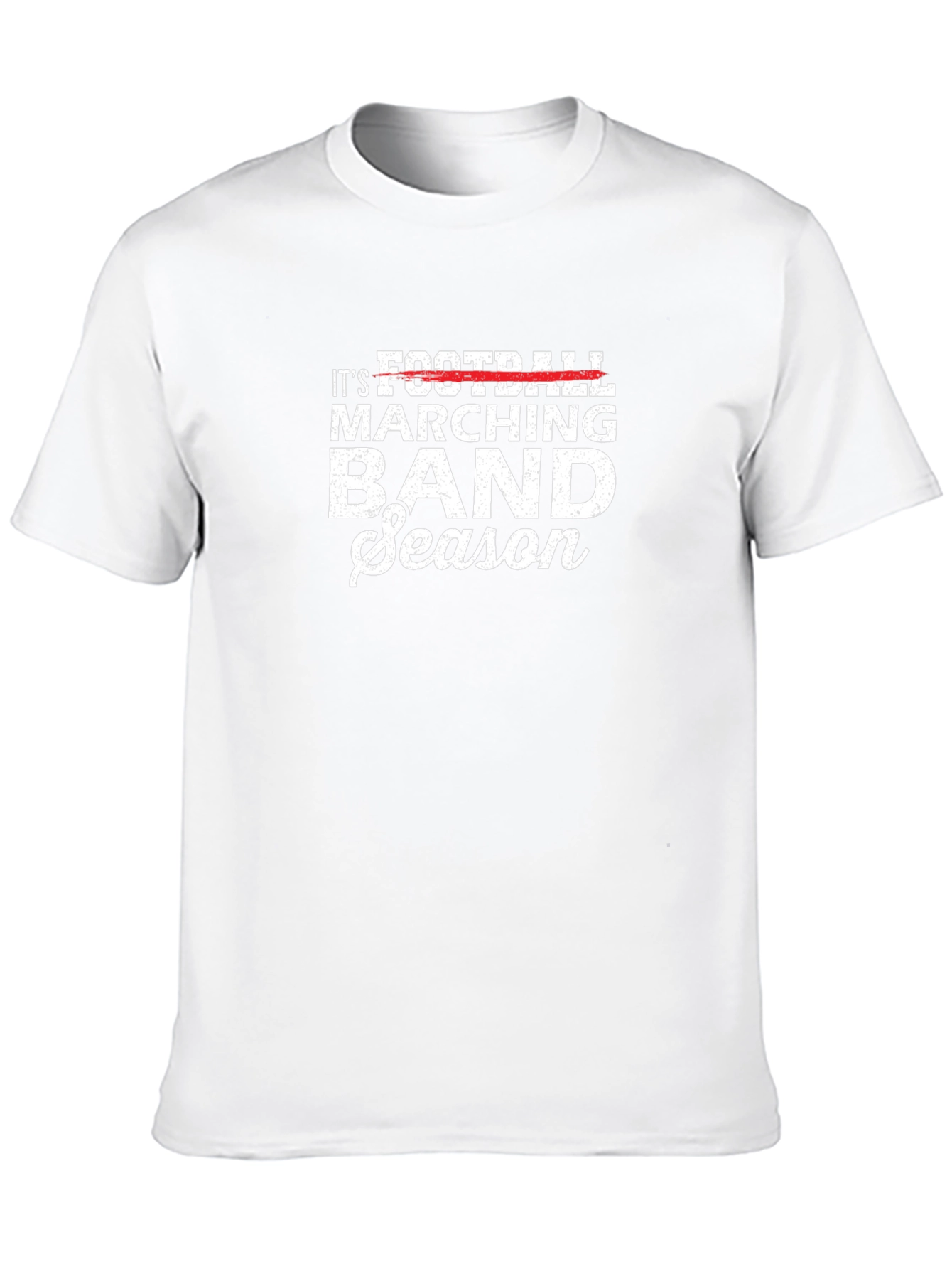 Football Marching Band Season Graphic Tee