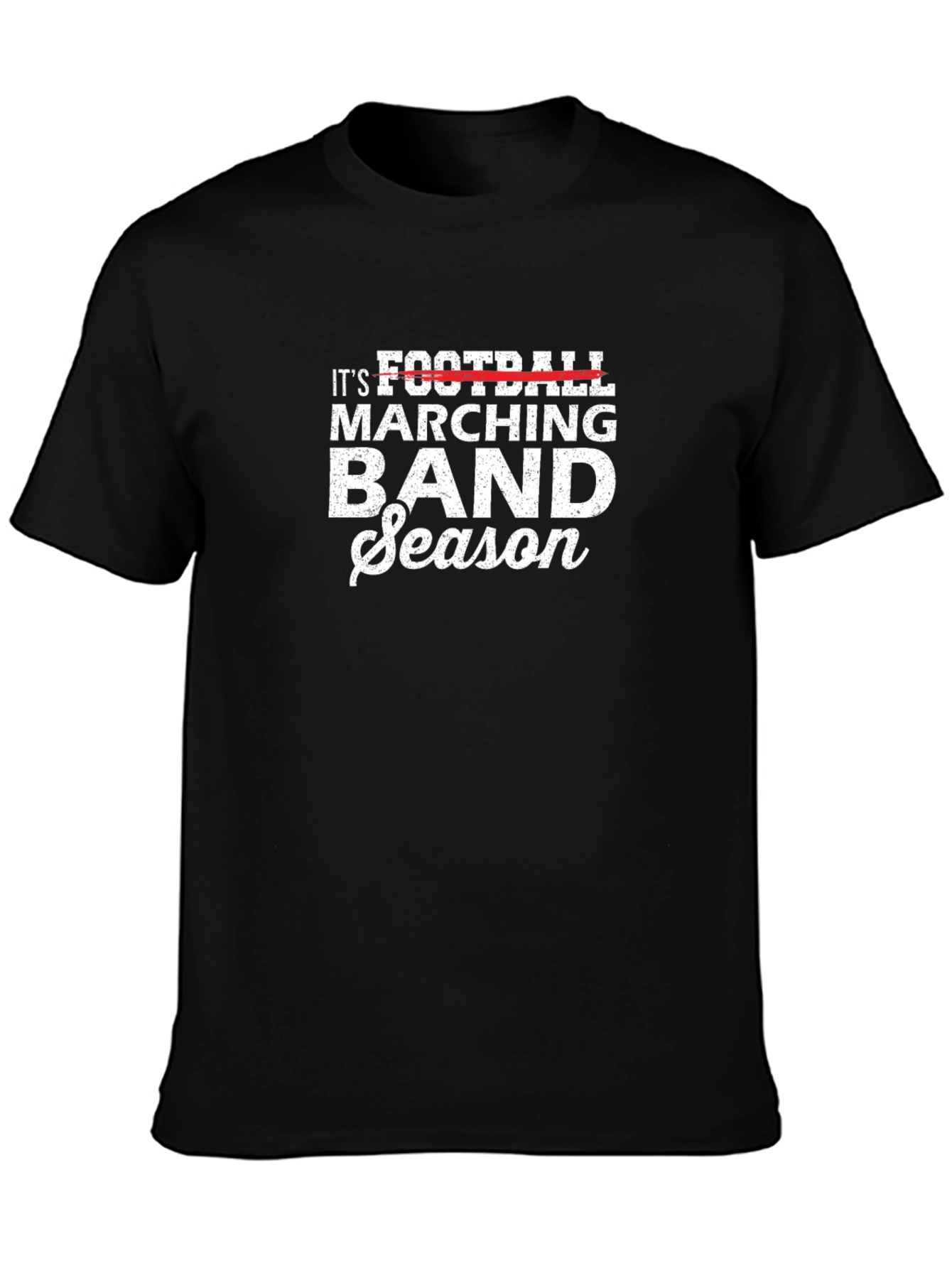 Football Marching Band Season Graphic Tee