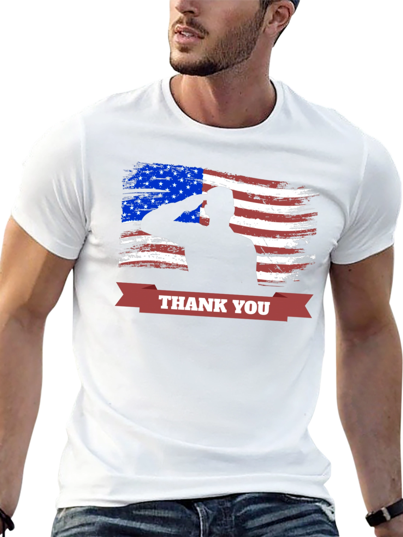 Thank You Veteran Graphic T-Shirt
