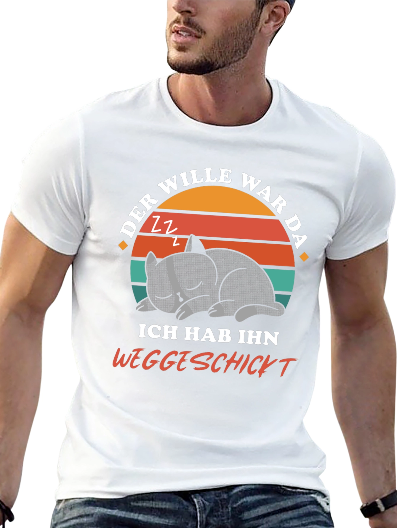 Funny German Cat Nap T-Shirt