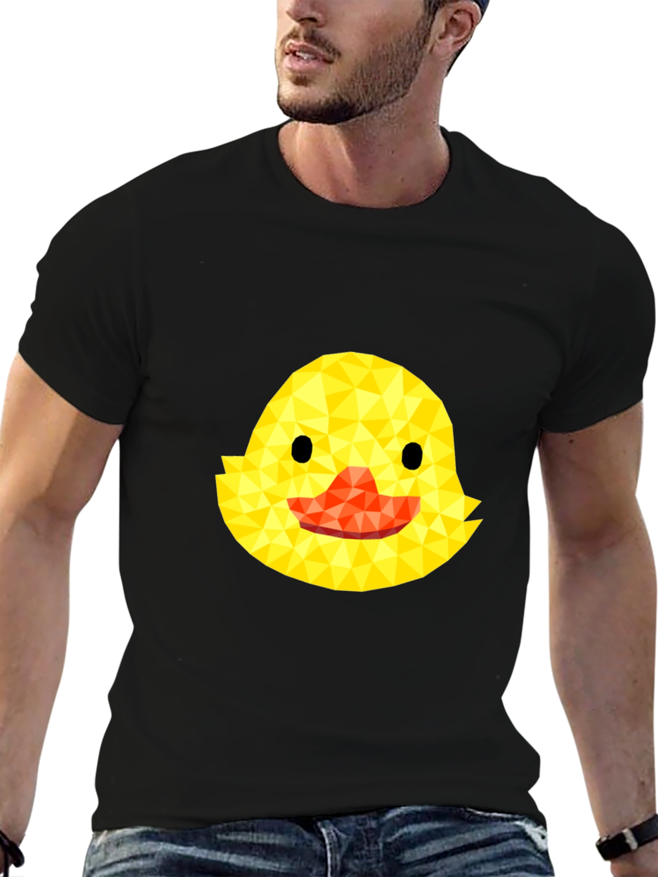Duck Face Graphic Tee - Black T-Shirt